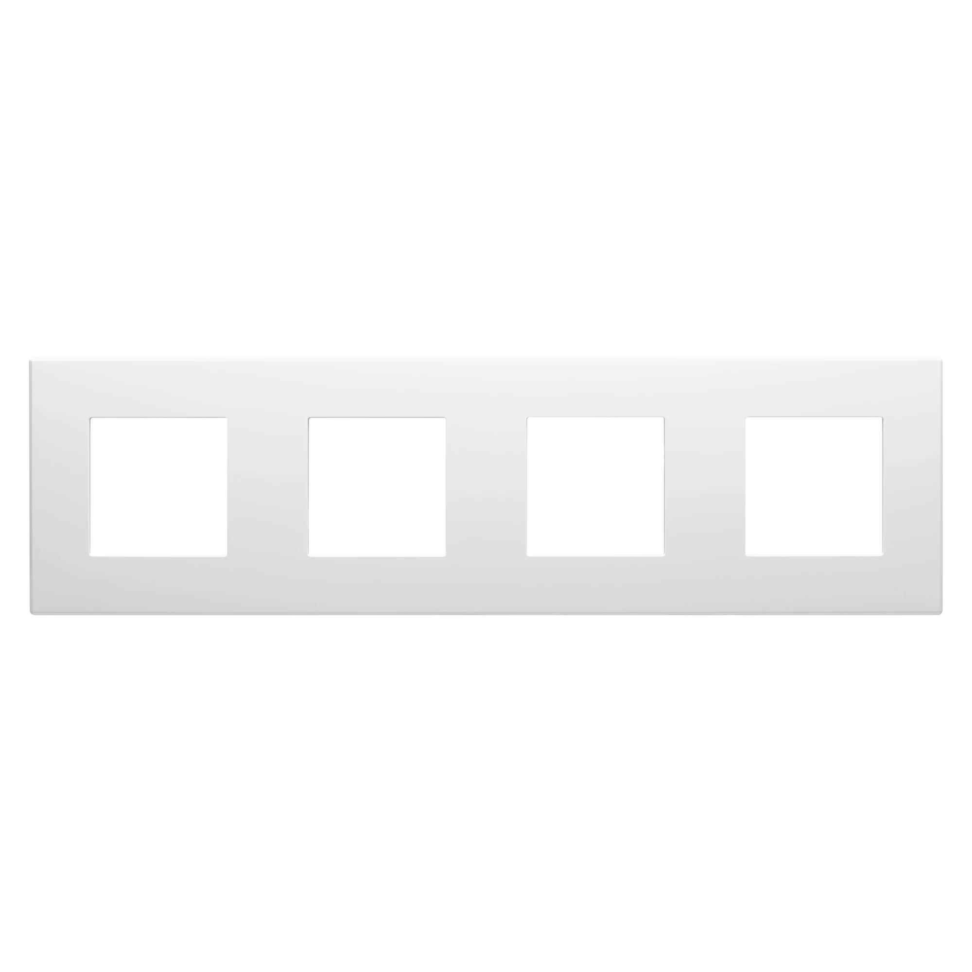 GEWISS GW35904AW DAHLIA PLATE - IN TECHNOPOLYMER - 4 GANG HORIZONTAL/VERTICAL - WHITE (img_001) GEWISS GW35904AW DAHLIA PLATE - IN TECHNOPOLYMER - 4 GANG HORIZONTAL/VERTICAL - WHITE (img_001)