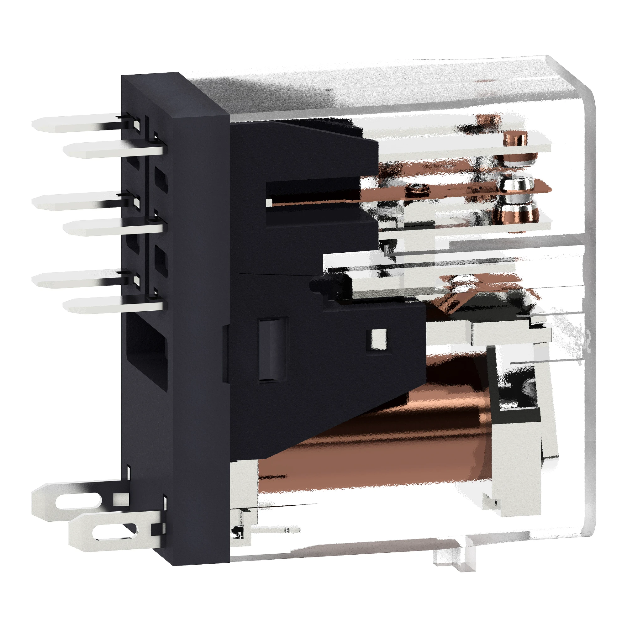 Schneider Electric RXG25B7 Socket Interface Relay RXG, 2C, 5A, 24 VAC, Clear Housing (img_004)