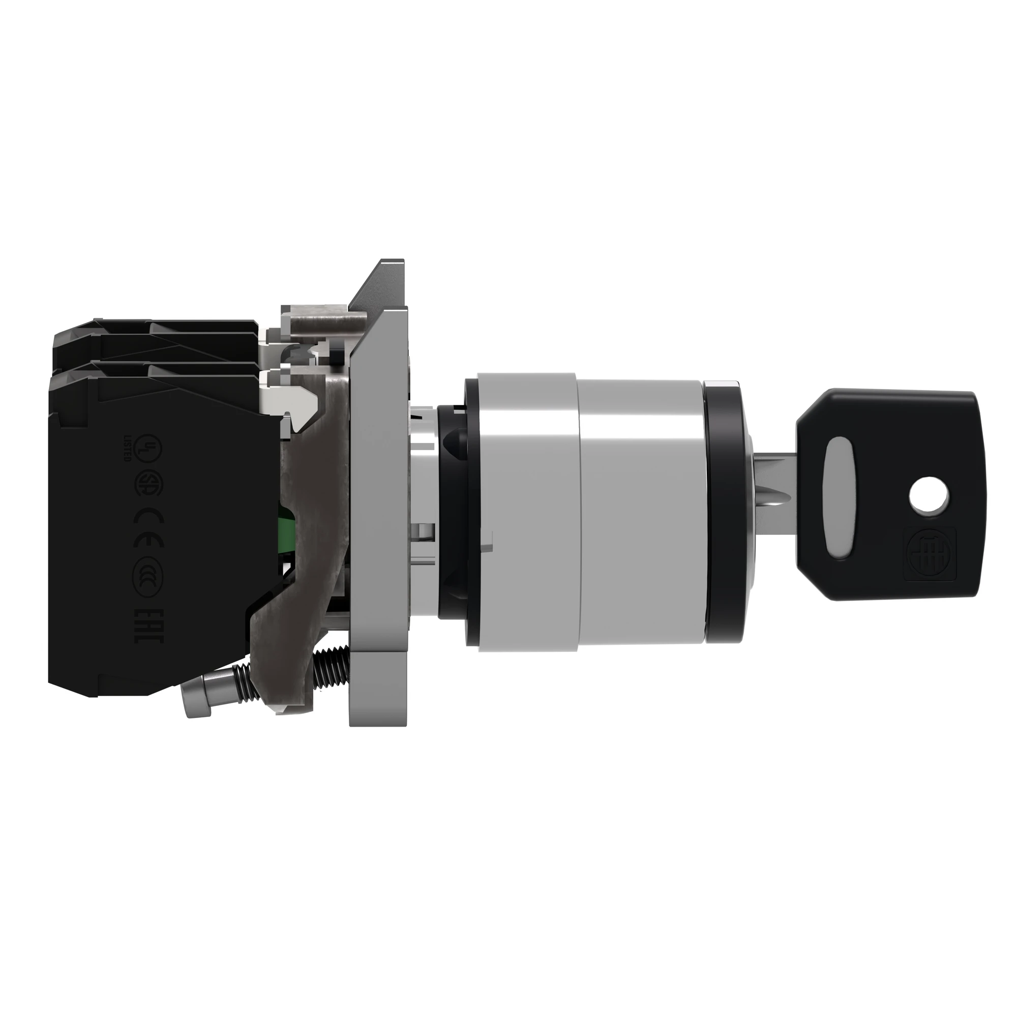 Schneider Electric XB4BG33EX Key switch, Harmony XB4, metal, 22mm, black, 3 positions, latching, Ronis 455, 2S, ATEX (img_002) Schneider Electric XB4BG33EX Key switch, Harmony XB4, metal, 22mm, black, 3 positions, latching, Ronis 455, 2S, ATEX (img_002)