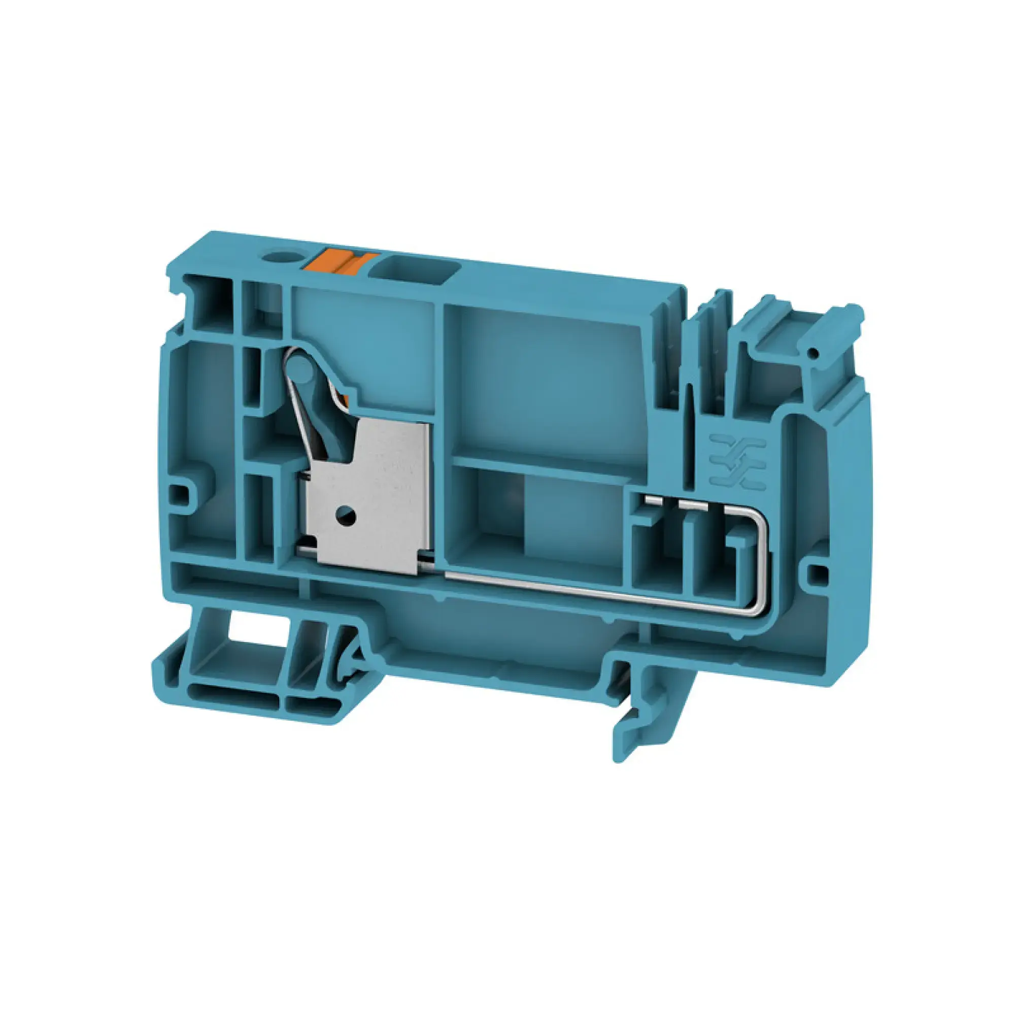 Weidmüller 2581800000 Supply terminal, PUSH IN, blue, 10 mm², 57 A, 250 V, Number of connections: 1, Number of levels: 1, TS 35, V-0, Wemid (img_001)