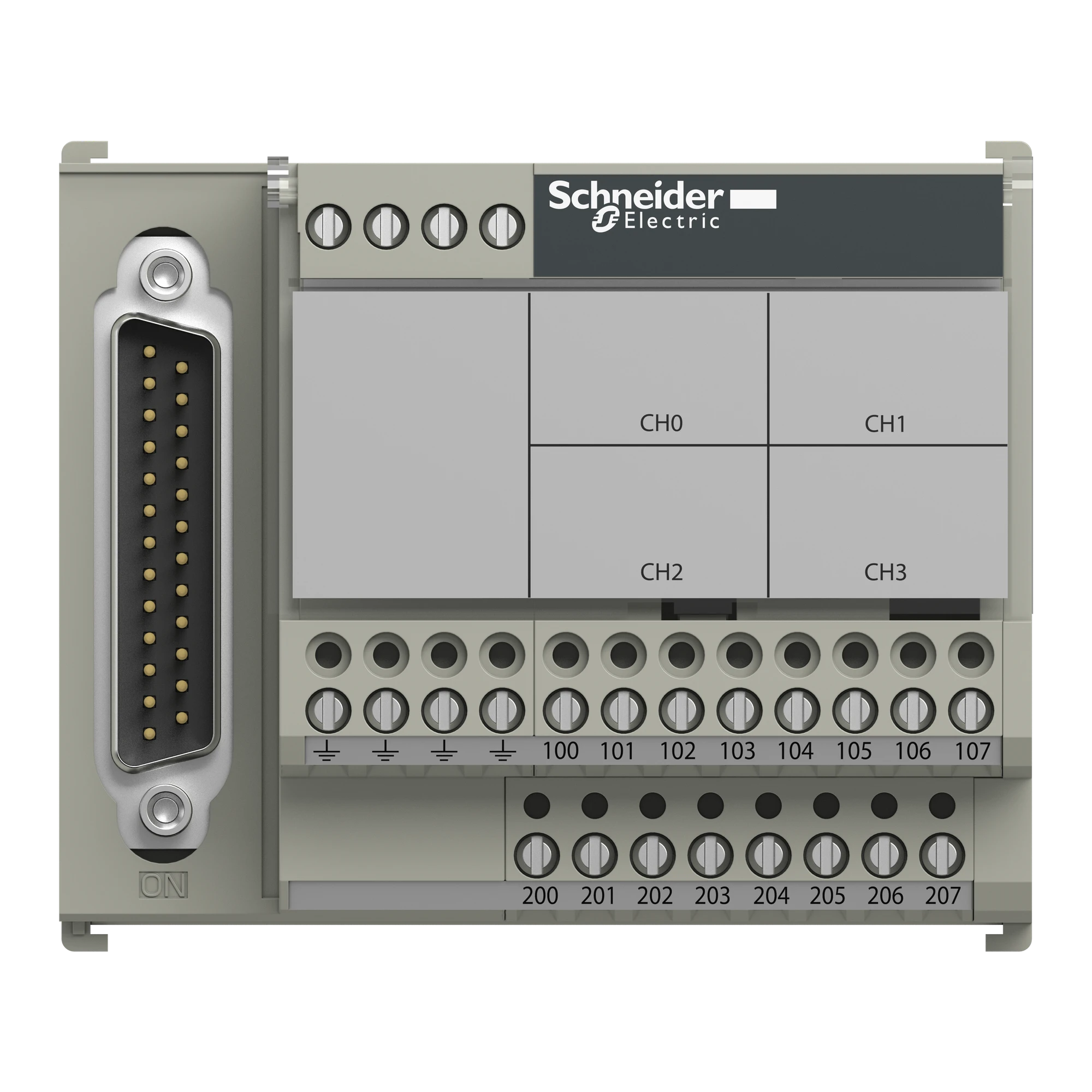 Schneider Electric ABE7CPA412 Terminal block ABE7, for the conversion of 4 thermocouples (img_007)