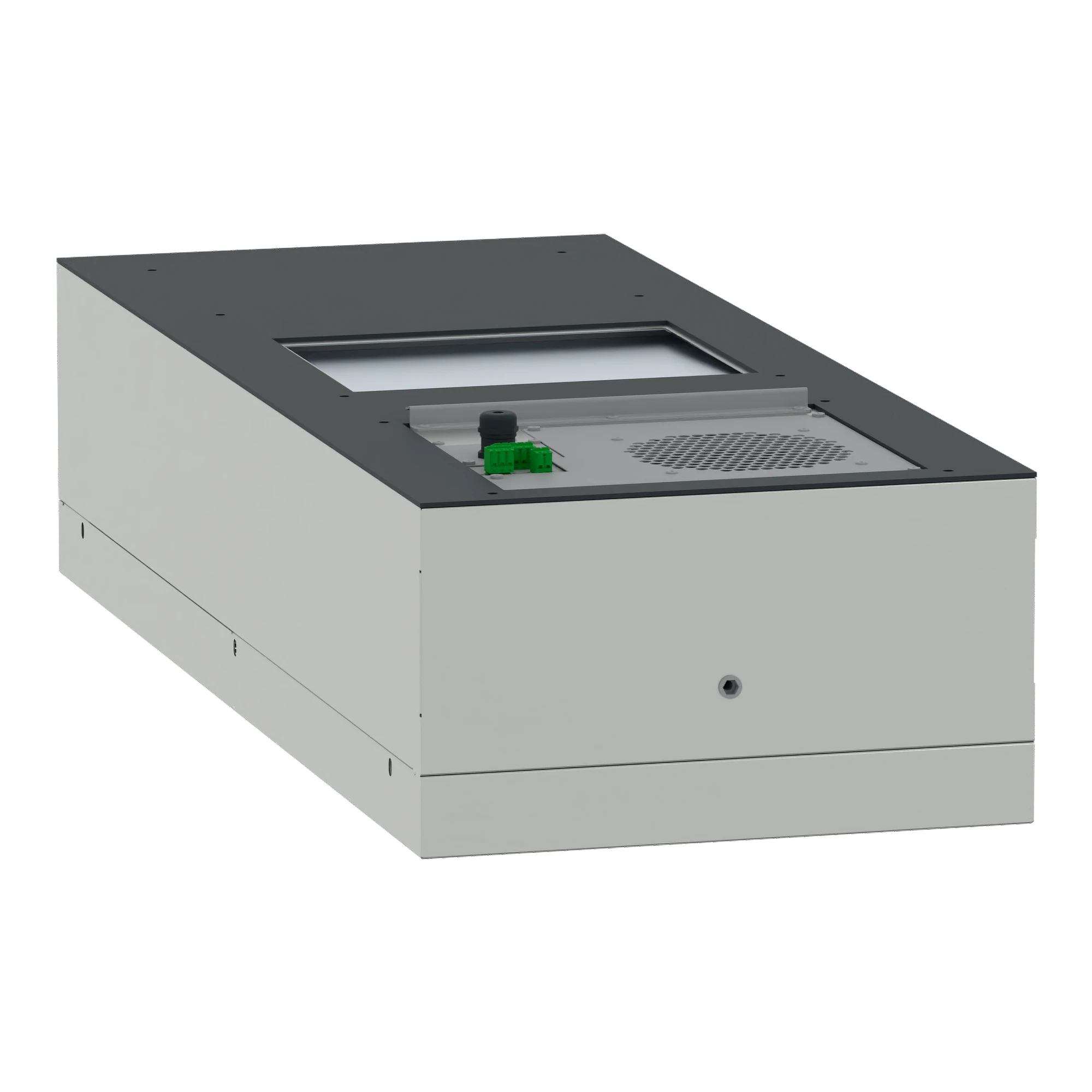 Schneider Electric NSYCU1K22P4DG Wall-mounted cooling unit, connected, Climasys CU, 1.2KW, 2-pole, 400/460V, 50/60Hz, IP55 (img_006) Schneider Electric NSYCU1K22P4DG Wall-mounted cooling unit, connected, Climasys CU, 1.2KW, 2-pole, 400/460V, 50/60Hz, IP55 (img_006)