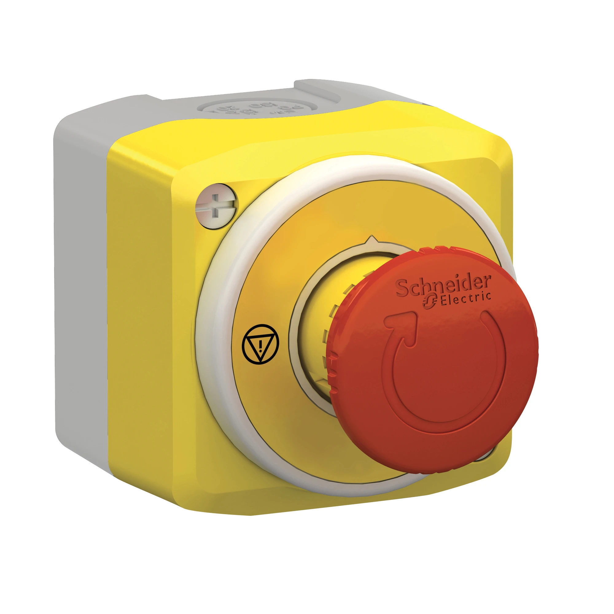 Schneider Electric XALK178W3B140E Surface-mounted enclosure, Harmony XALK, plastic, 1 emergency stop switch, 1NO+1NC, illuminable sign, 2 LEDs, white, red (img_001) Schneider Electric XALK178W3B140E Surface-mounted enclosure, Harmony XALK, plastic, 1 emergency stop switch, 1NO+1NC, illuminable sign, 2 LEDs, white, red (img_001)