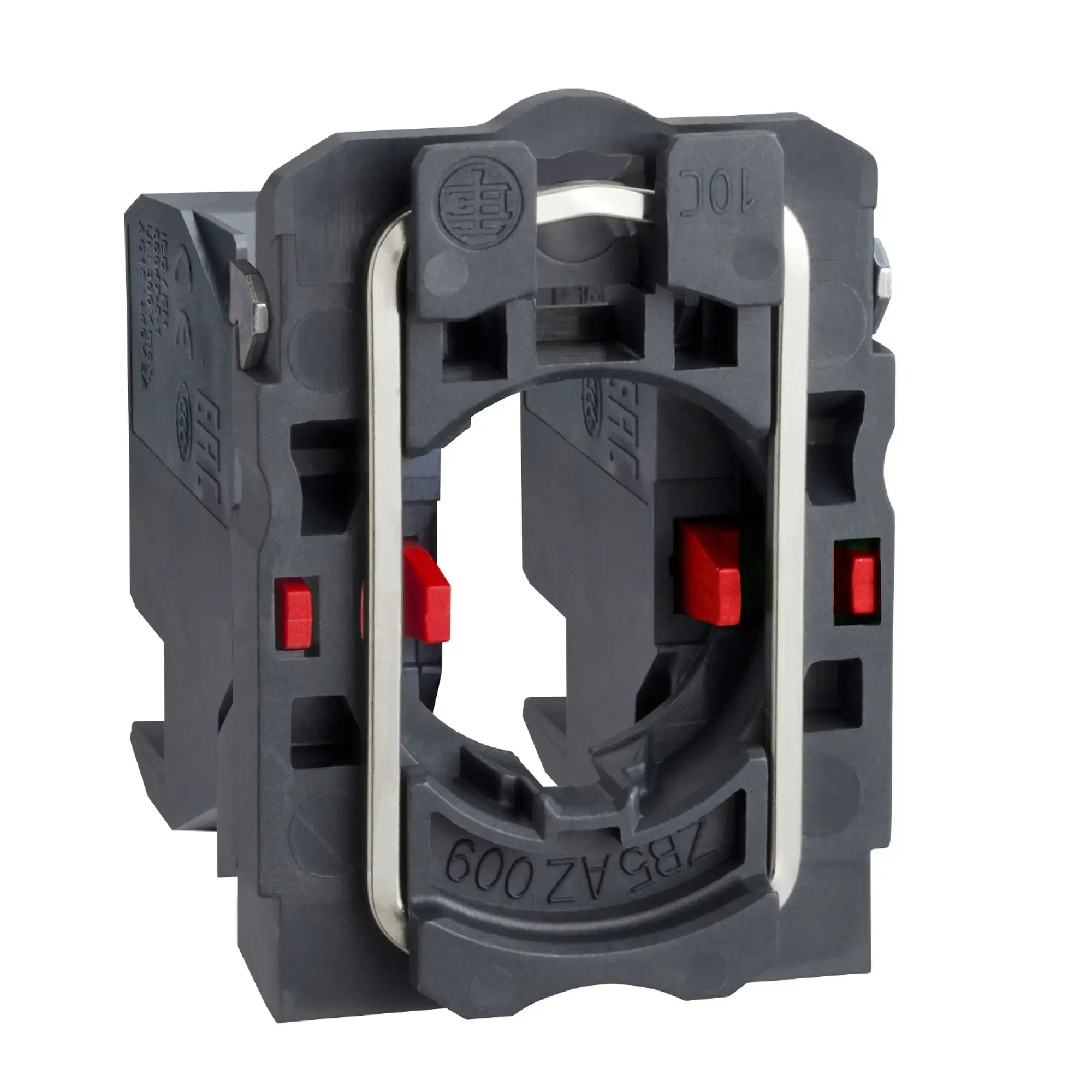 Schneider Electric ZB5AZ1044 Auxiliary contact block with mounting flange, Harmony XB5, plastic, 22mm, 30mm, 2NC, Tego connector (img_002)