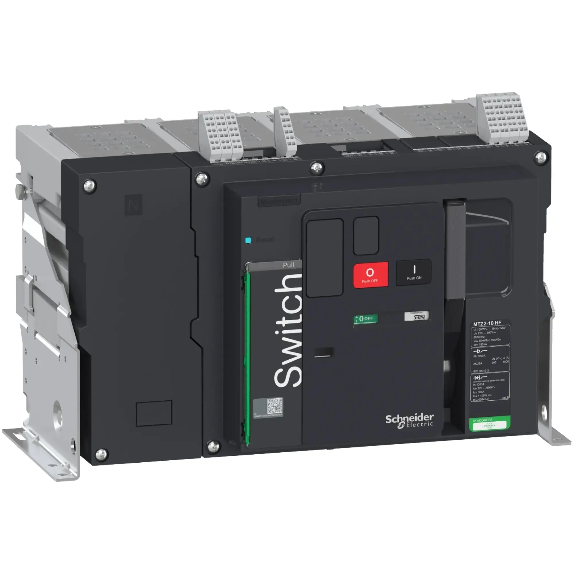 Schneider Electric LV848027 MasterPact MTZ2 1000A HF Icm=187kA/690V 4P Isolator Fixed mounting (img_002)