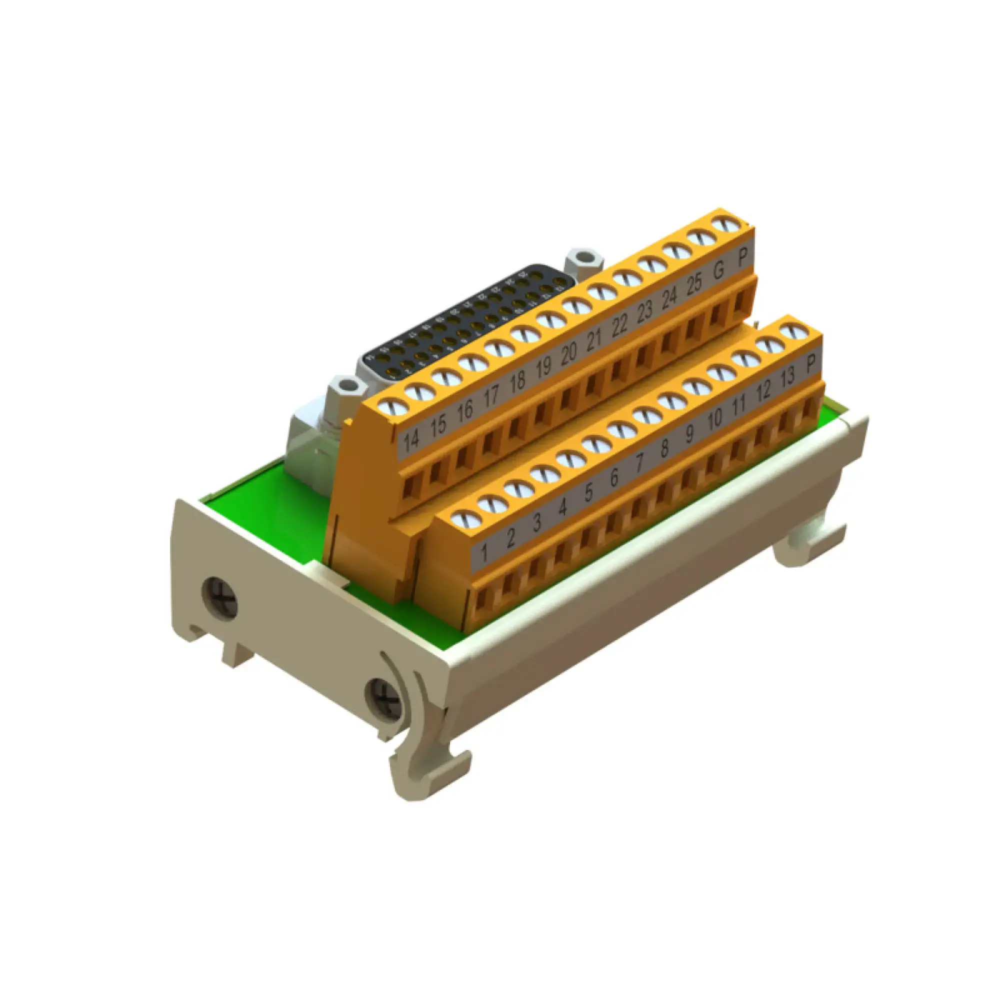 Weidmüller 8155620000 Interface module with terminal, connector, D-sub connectors, acc. to IEC 60807 / DIN 41652, 25-pole female, LPK 2H 5.08mm, Screw connection (img_001) Weidmüller 8155620000 Interface module with terminal, connector, D-sub connectors, acc. to IEC 60807 / DIN 41652, 25-pole female, LPK 2H 5.08mm, Screw connection (img_001)
