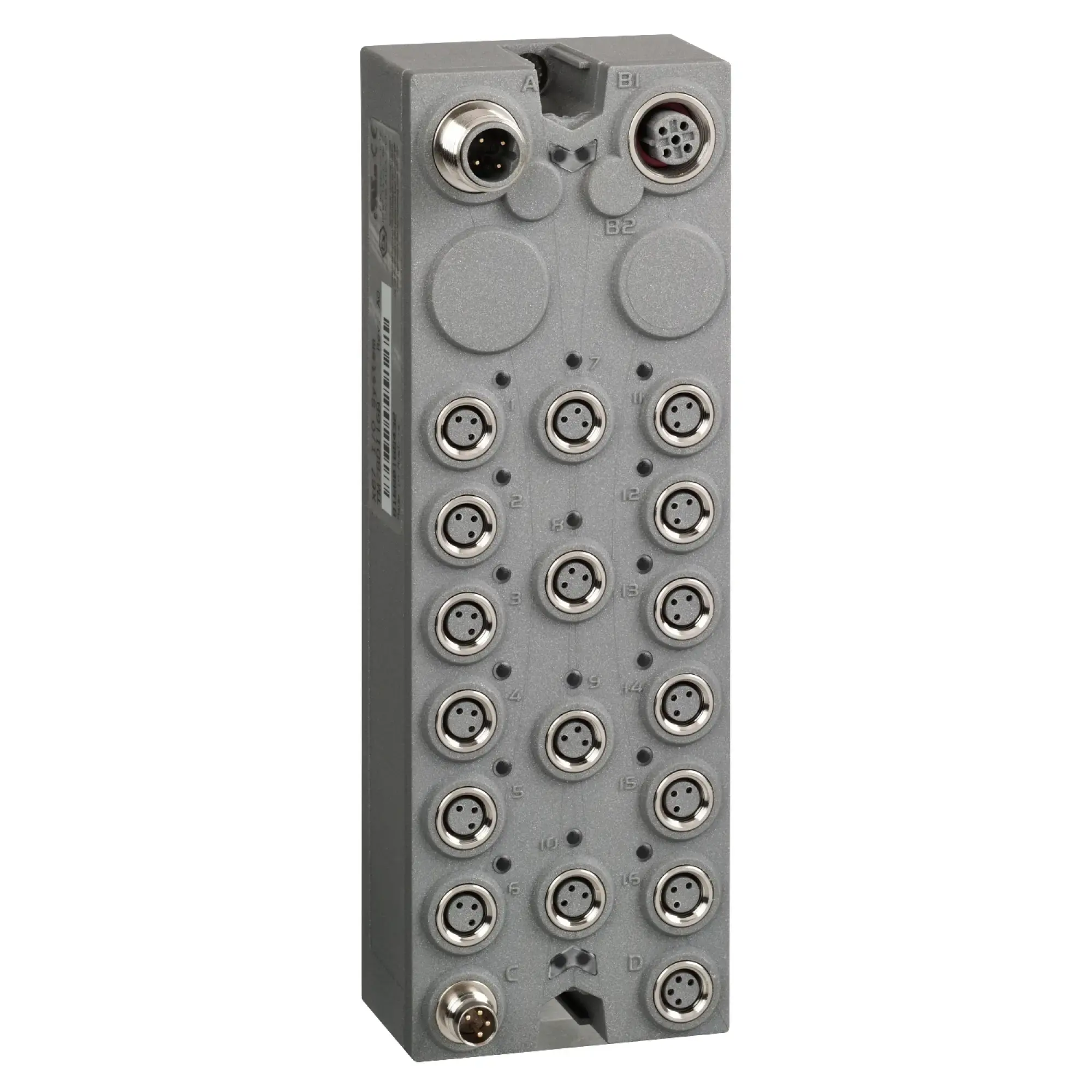 Schneider Electric TM7BDI16B Expansion block, TM7, IP67, 16 DI, 24V DC, M8 connector (img_002)