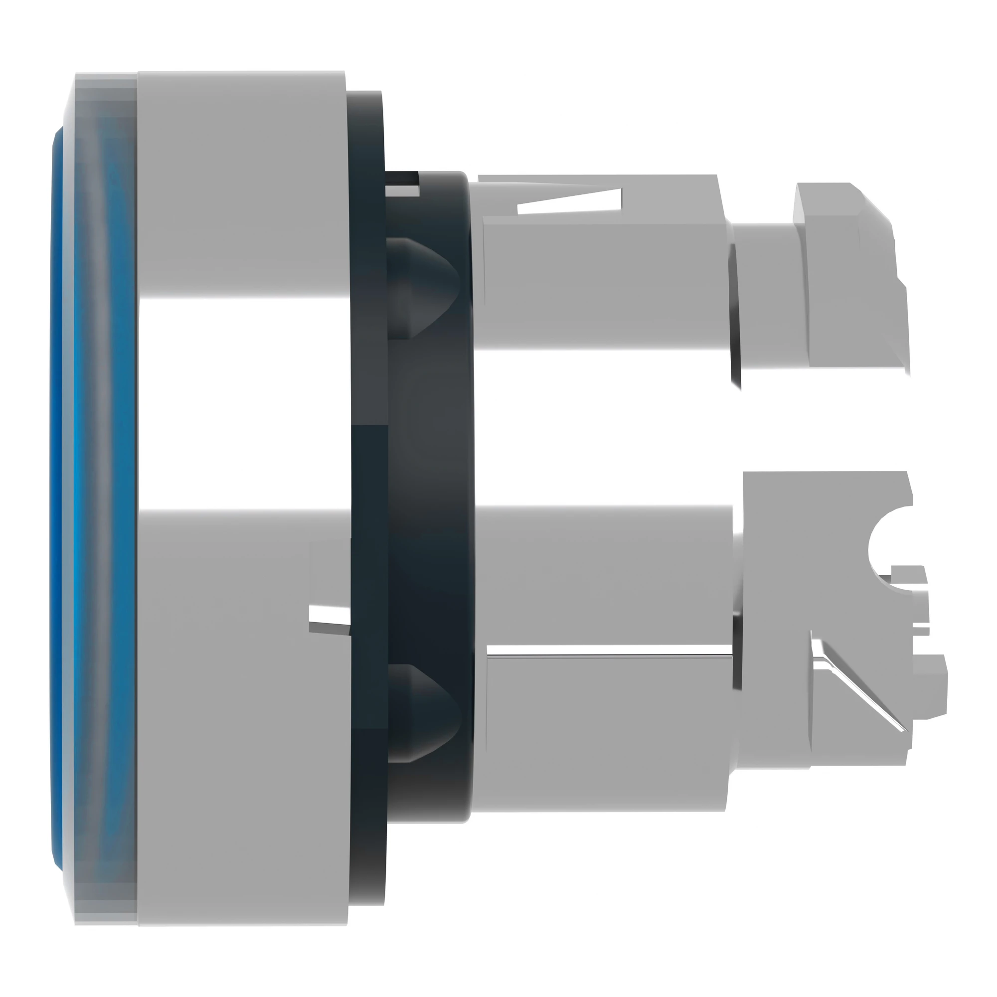 Schneider Electric ZB4BA68 Illuminated pushbutton, front element, Harmony XB4, metal, 22mm, blue, momentary, for universal LED, for insert label (img_006) Schneider Electric ZB4BA68 Illuminated pushbutton, front element, Harmony XB4, metal, 22mm, blue, momentary, for universal LED, for insert label (img_006)