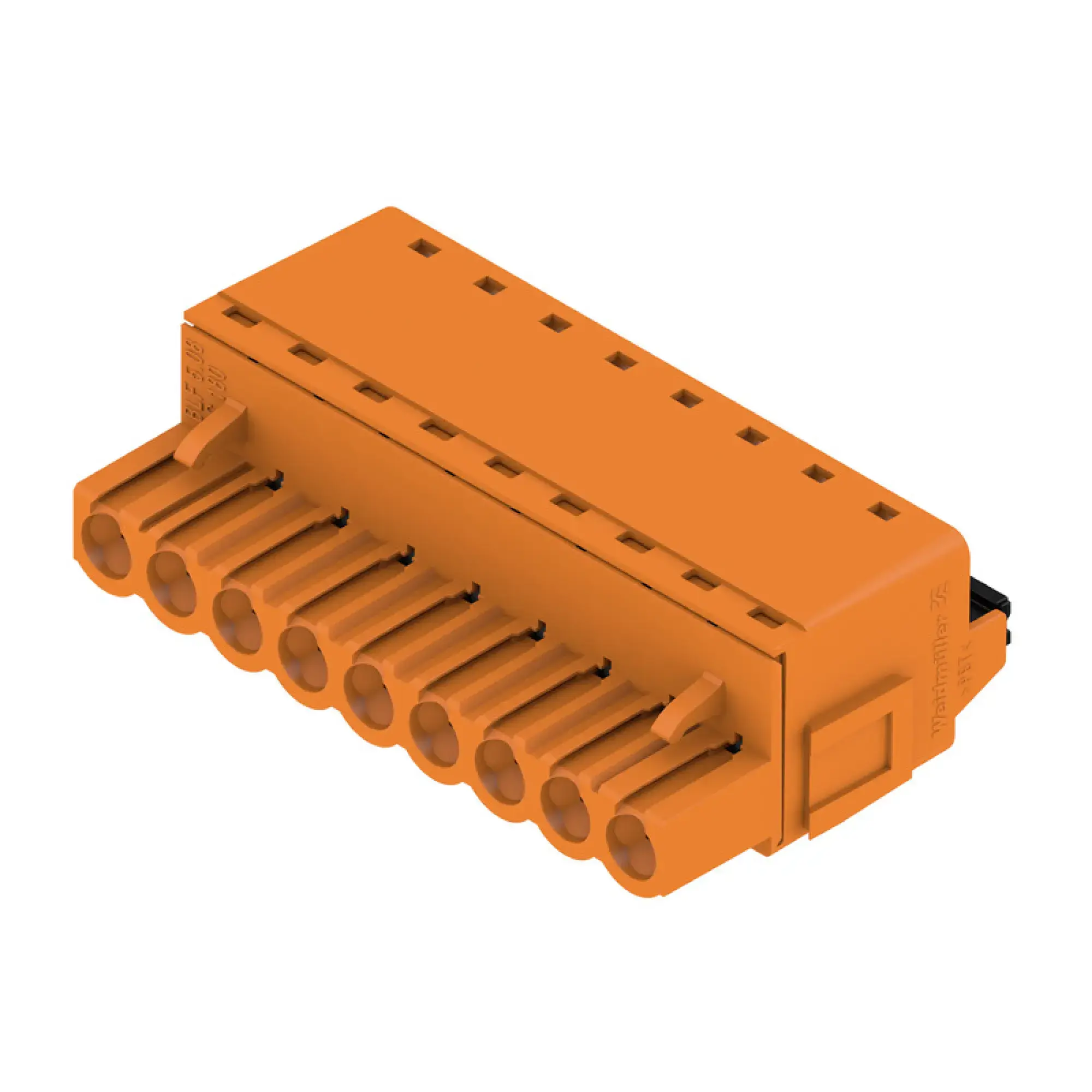 Weidmüller 1368880000 PCB connector (wire connection), 320 V, 24 A, Pitch in mm: 5.08, 3.31 mm², Number of poles: 9, PUSH IN with actuator, Box (img_001)