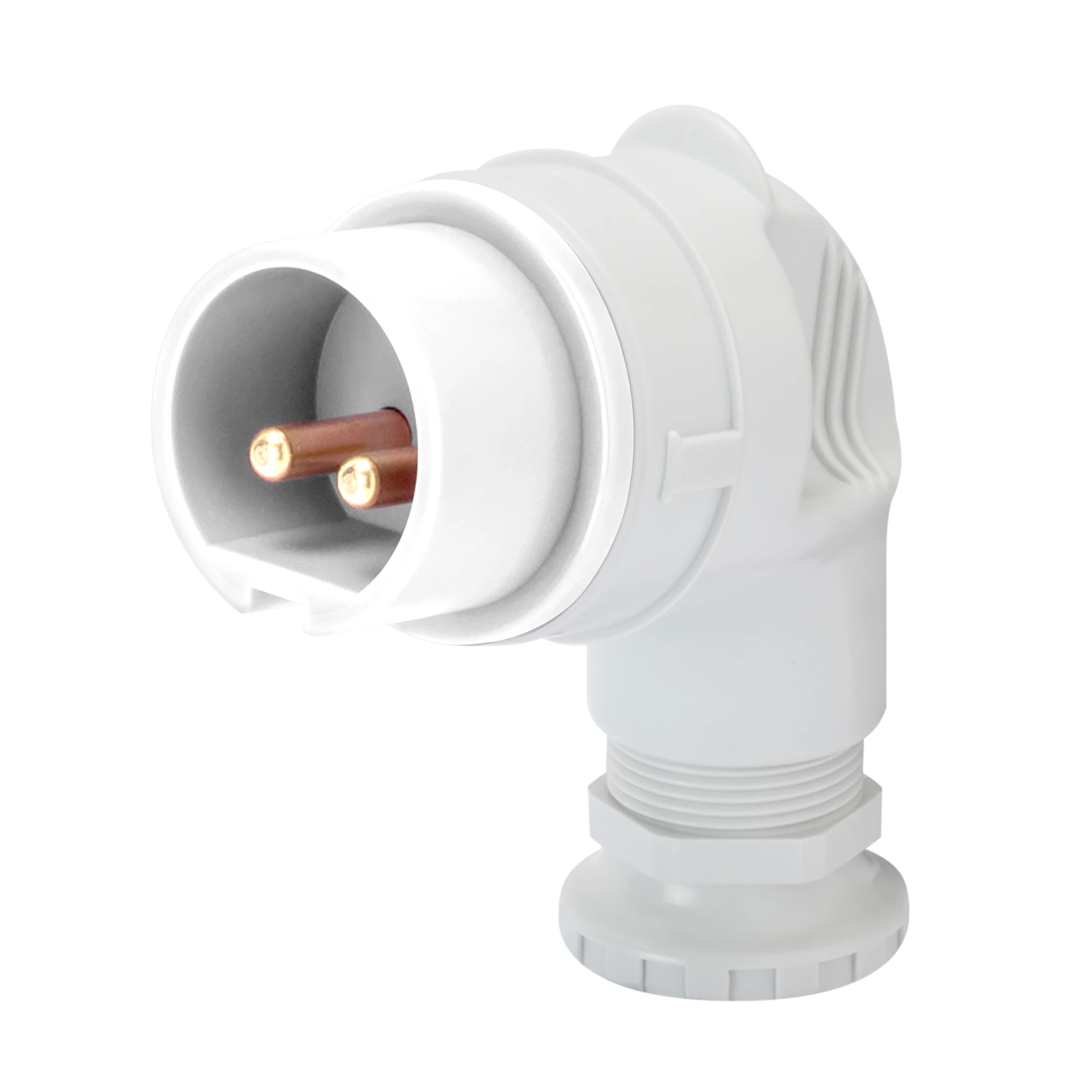 GEWISS GW60139 90° PLUG - IP44 - 3P 32A 40-50V 50-60HZ - WHITE - 12H - SCREW WIRING (img_001) GEWISS GW60139 90° PLUG - IP44 - 3P 32A 40-50V 50-60HZ - WHITE - 12H - SCREW WIRING (img_001)