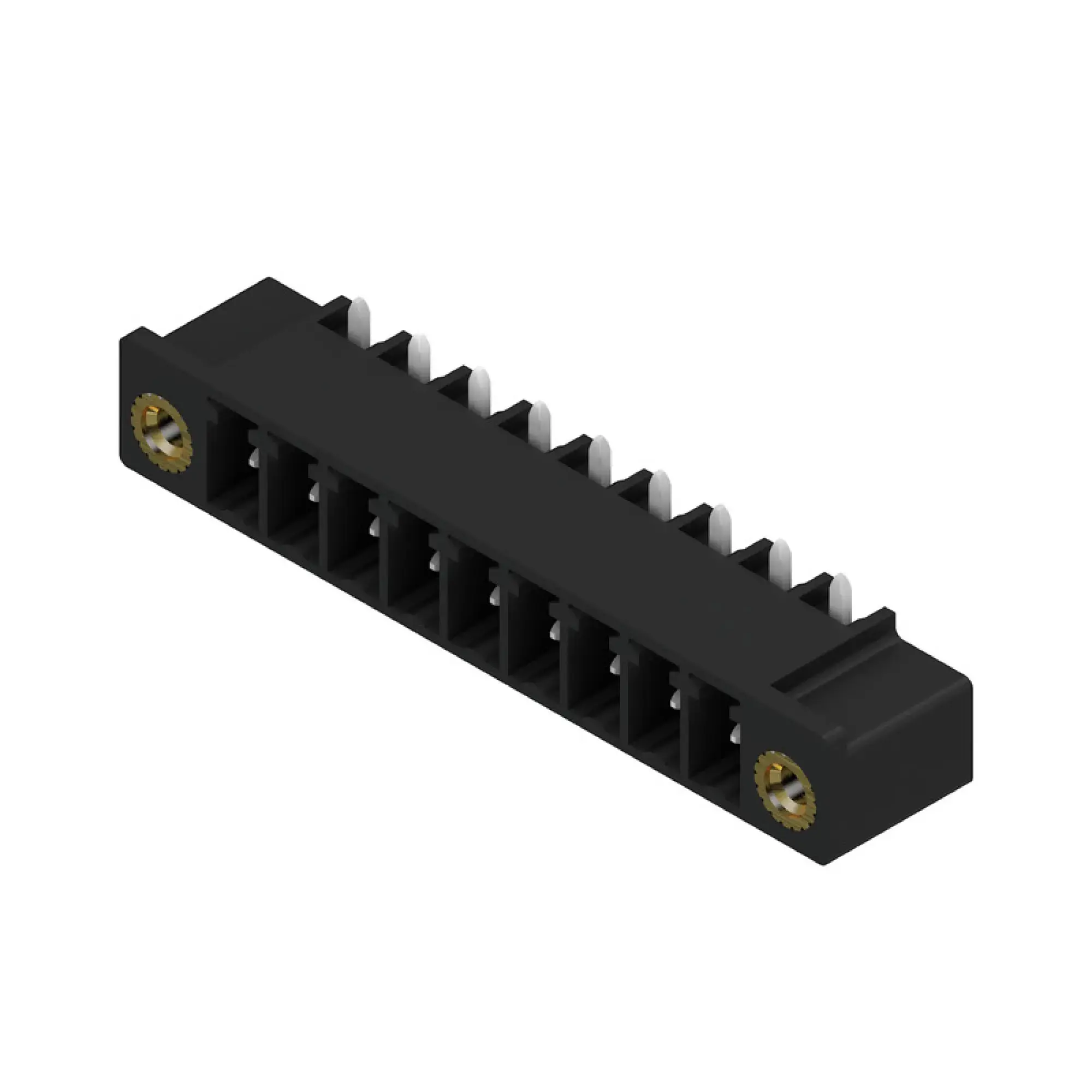 Weidmüller 1037400000 PCB connector (board connection), 160 V, 17.5 A, Pitch in mm: 3.81, Number of poles: 9, THT/THR solder connection, Box (img_001)