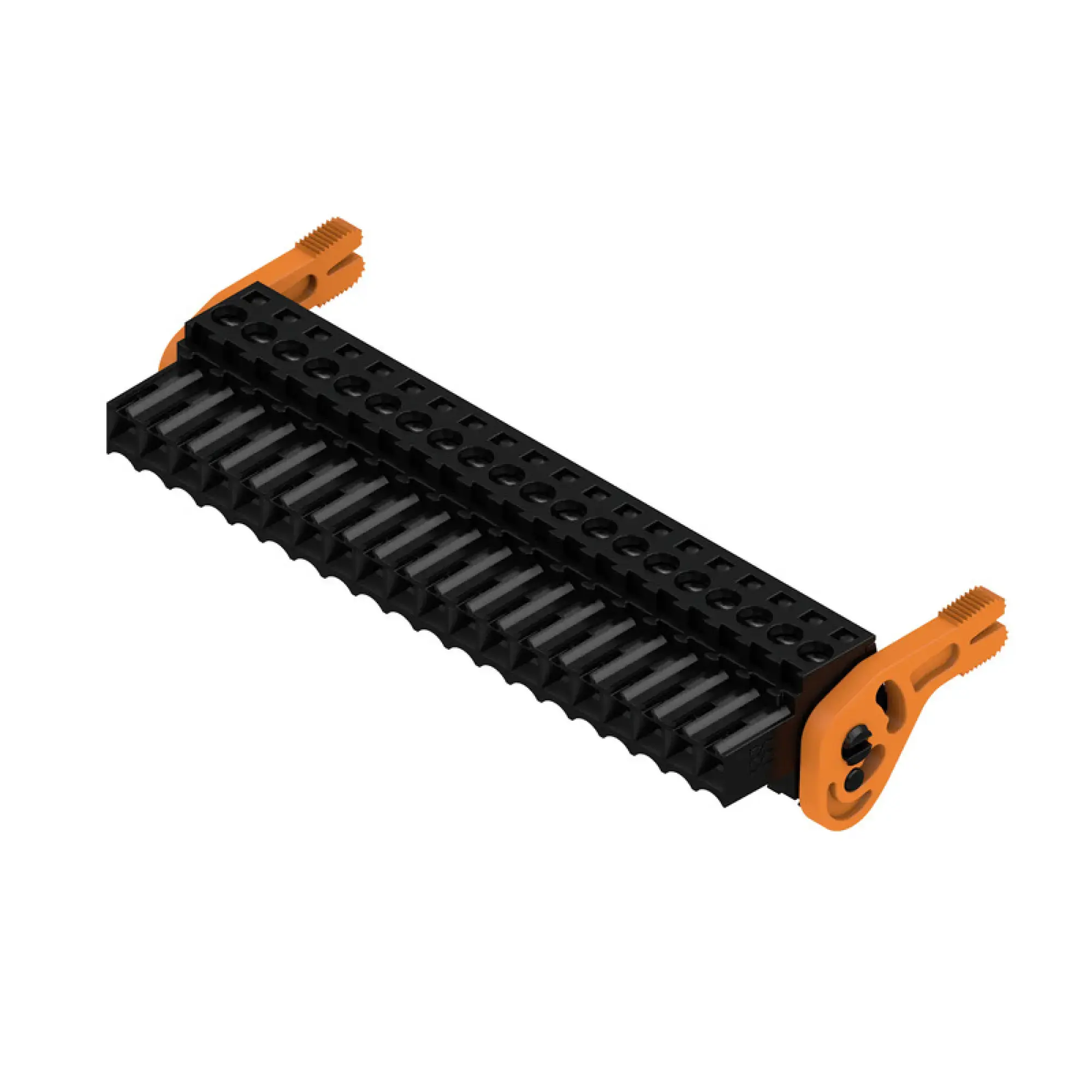 Weidmüller 1688060000 PCB connector (wire connection), 160 V, 17 A, Pitch in mm: 3.50, 1.5 mm², Number of poles: 20, Clamping yoke connection, Box (img_001) Weidmüller 1688060000 PCB connector (wire connection), 160 V, 17 A, Pitch in mm: 3.50, 1.5 mm², Number of poles: 20, Clamping yoke connection, Box (img_001)