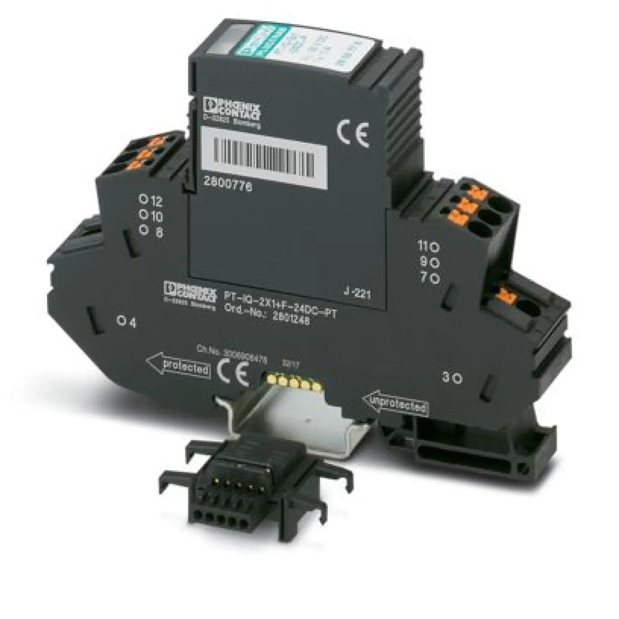 Phoenix Contact 2801248 Surge protection device PT-IQ-2X1+F-24DC-PT (img_001)