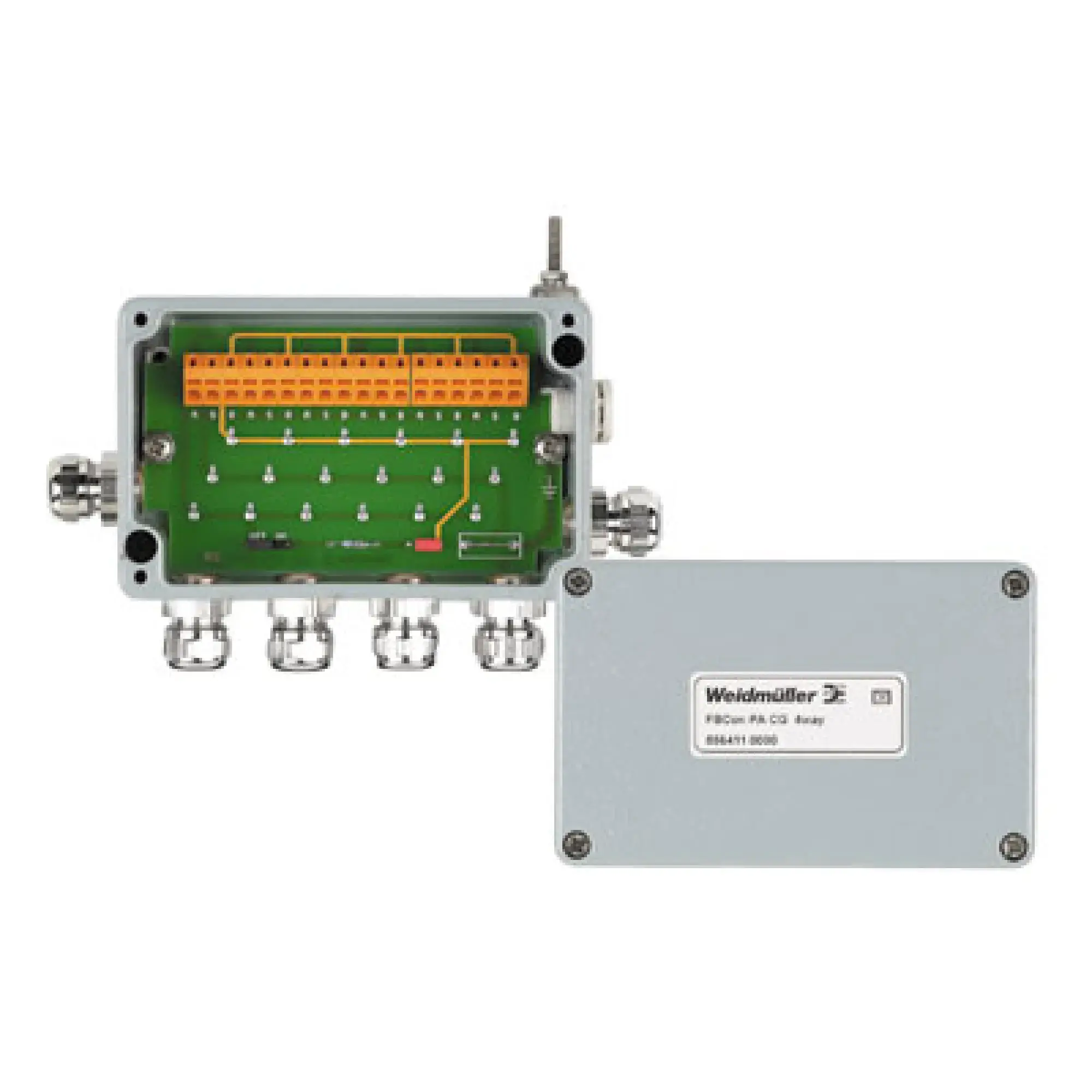 Weidmüller 8564110000 Field bus distributor, 4-way distributor, Housing main material: Aluminium, AISi12, Aluminum, Profibus-PA, Foundation Fieldbus (img_002)
