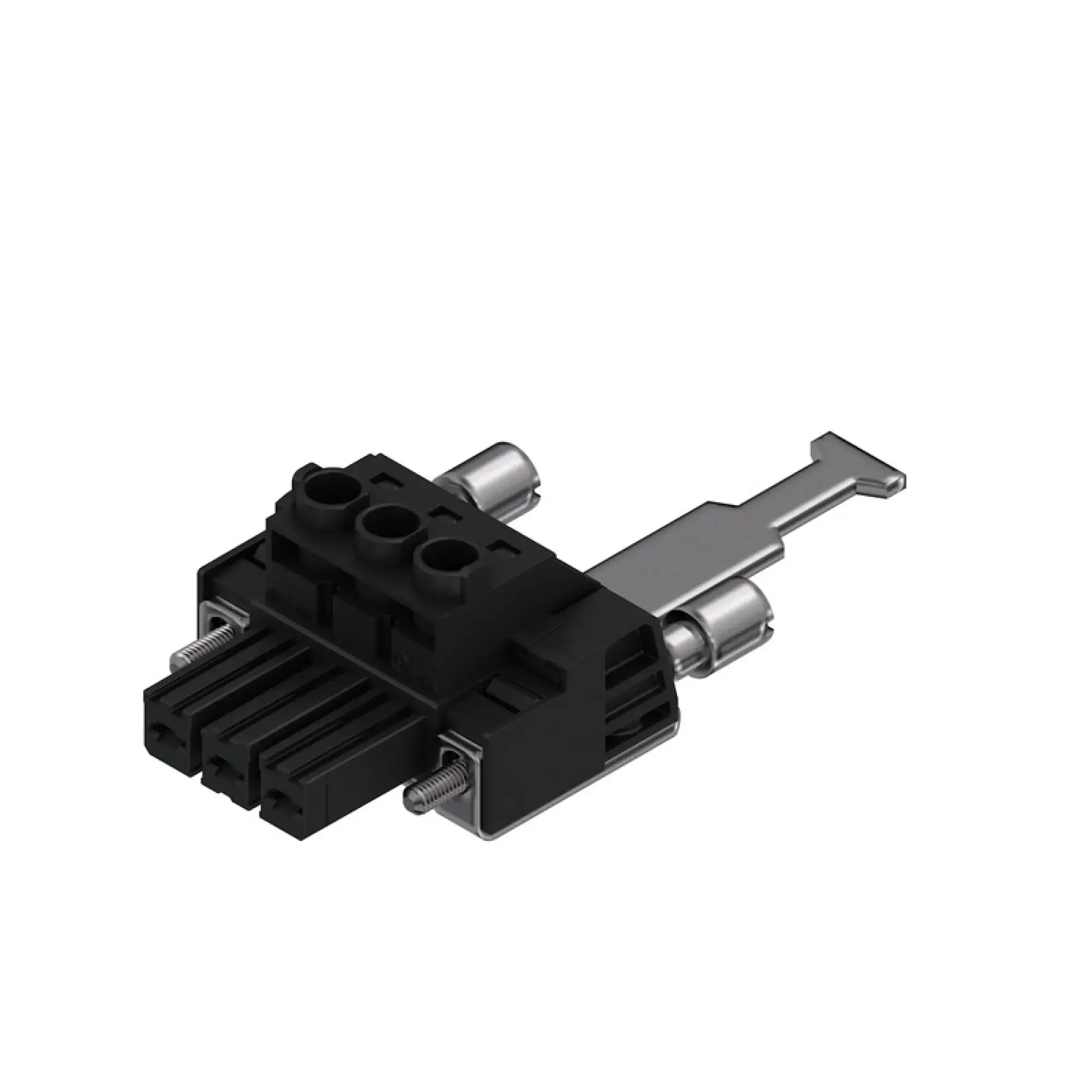 Weidmüller 1933340000 PCB connector (wire connection), 1000 V, 57 A, Pitch in mm: 7.62, 10 mm², Number of poles: 3, Clamping yoke connection, Box (img_001)