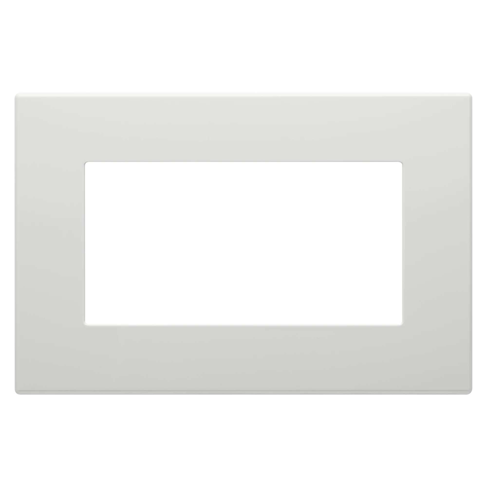 GEWISS GW35909AG DAHLIA PLATE - IN TECHNOPOLYMER - DOUBLE PLATE - LIGHT GREY (img_001)