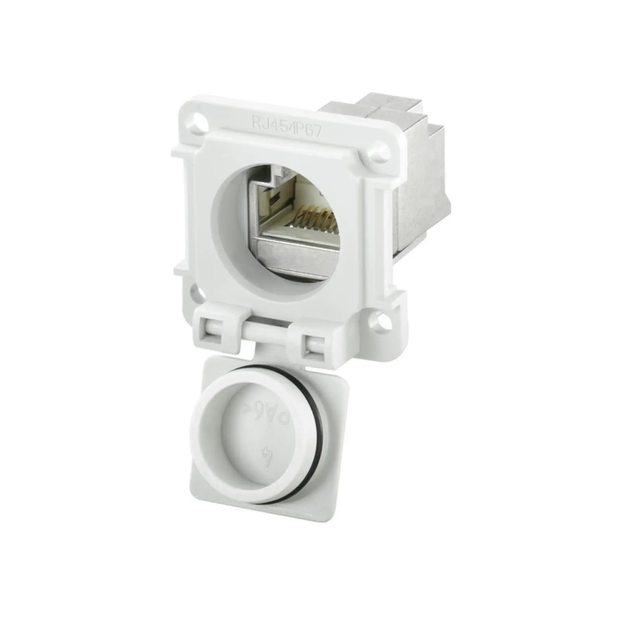 Weidmüller 8808440000 RJ45 connector, IP67, Connection 1: RJ45, Connection 2: IDCColour-coded pin assignment according to EIA/TIA T568 A ., EIA/TIA T568 B (img_001)