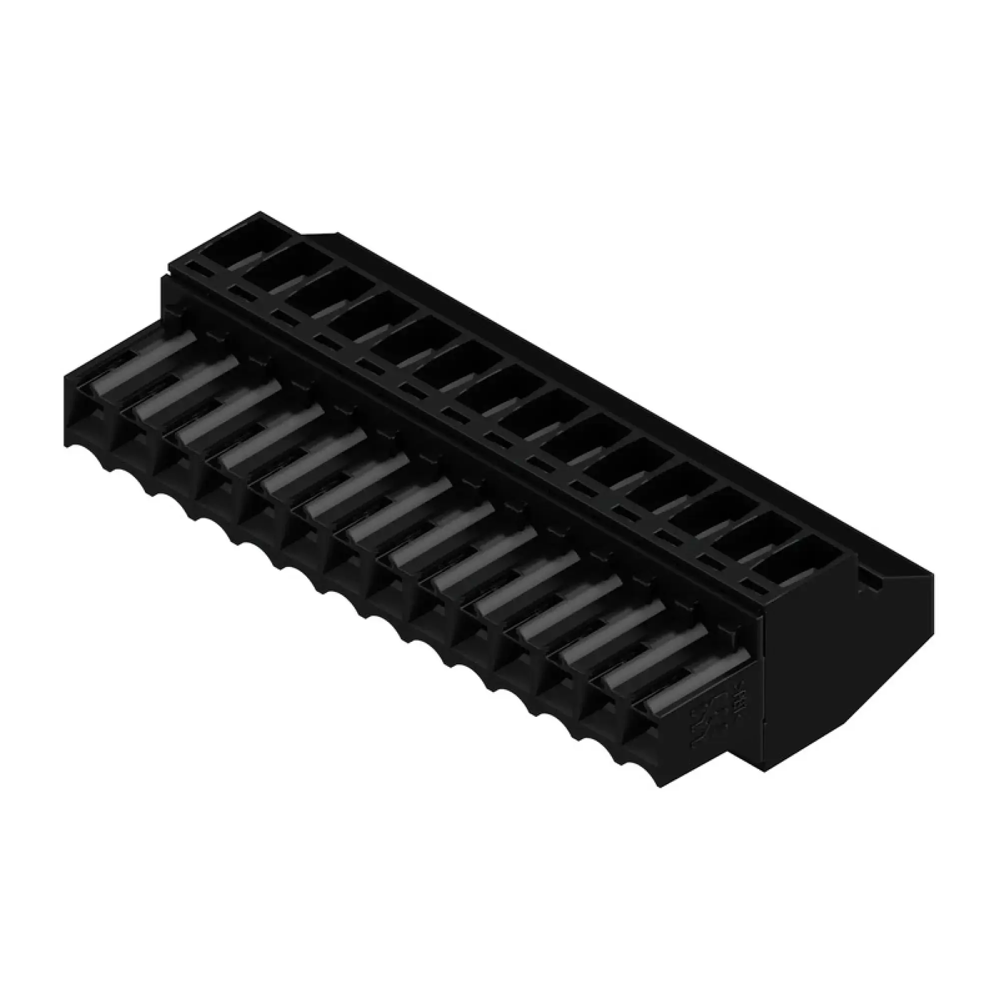 Weidmüller 1638900000 PCB connector (wire connection), 160 V, 12 A, Pitch in mm: 3.50, 1.5 mm², Number of poles: 14, Clamping yoke connection, Box (img_001)