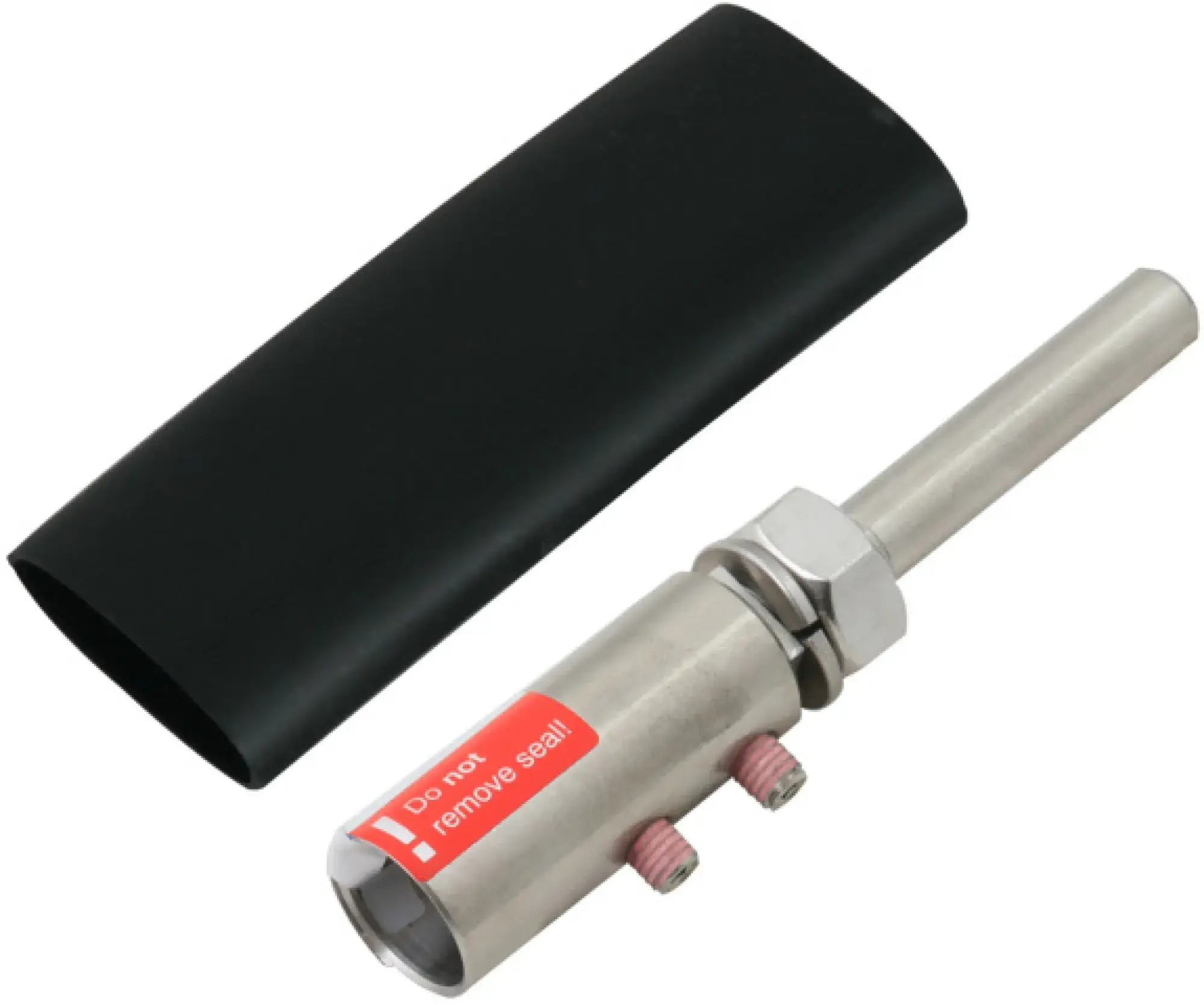 Dehn 819299 Connection element M12 with nut and heat-shrinkable sleeve for HVI light (img_001)