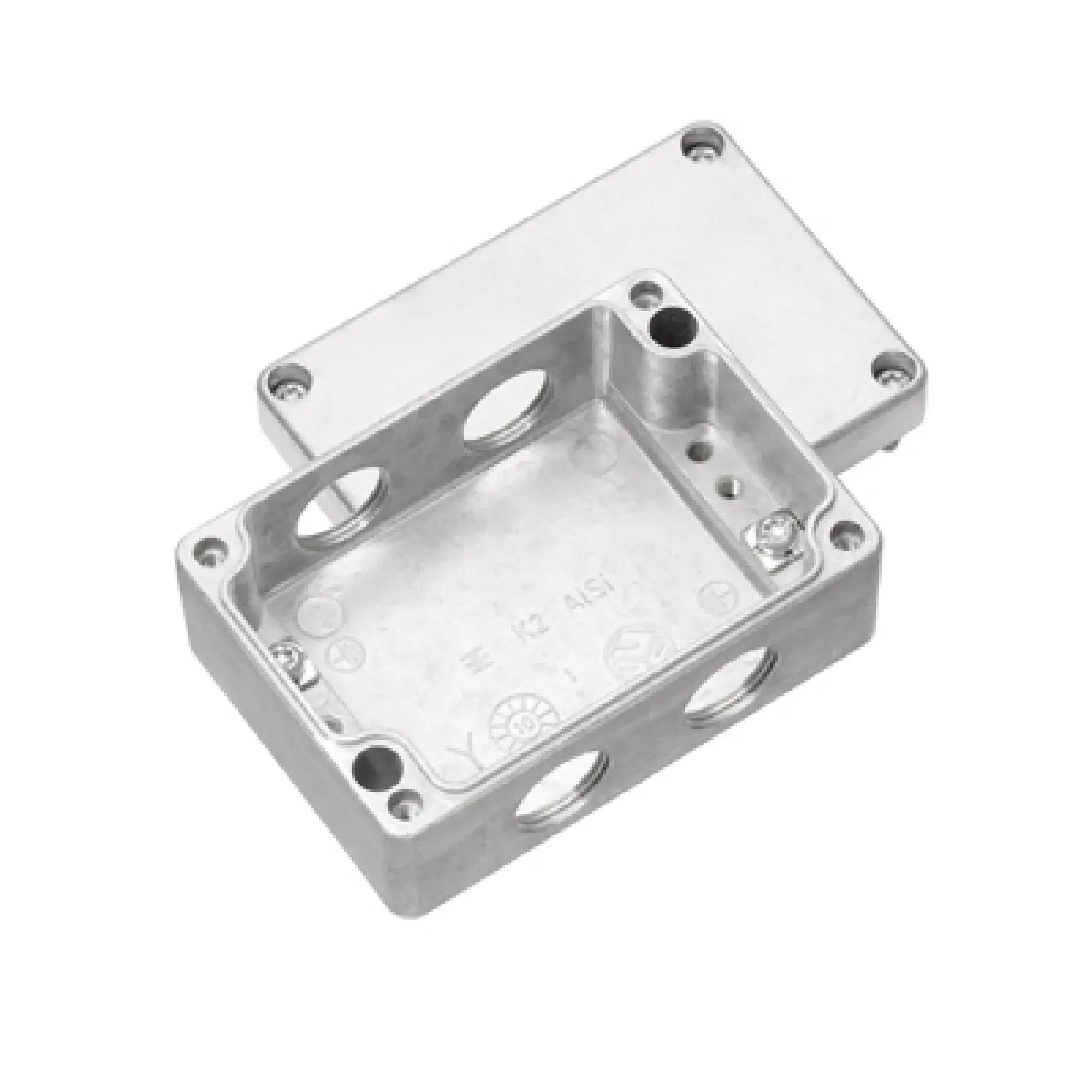 Weidmüller 8000004151 Metal housing, Width: 100 mm, Height: 70 mm, Depth: 45 mm, untreated (img_001)