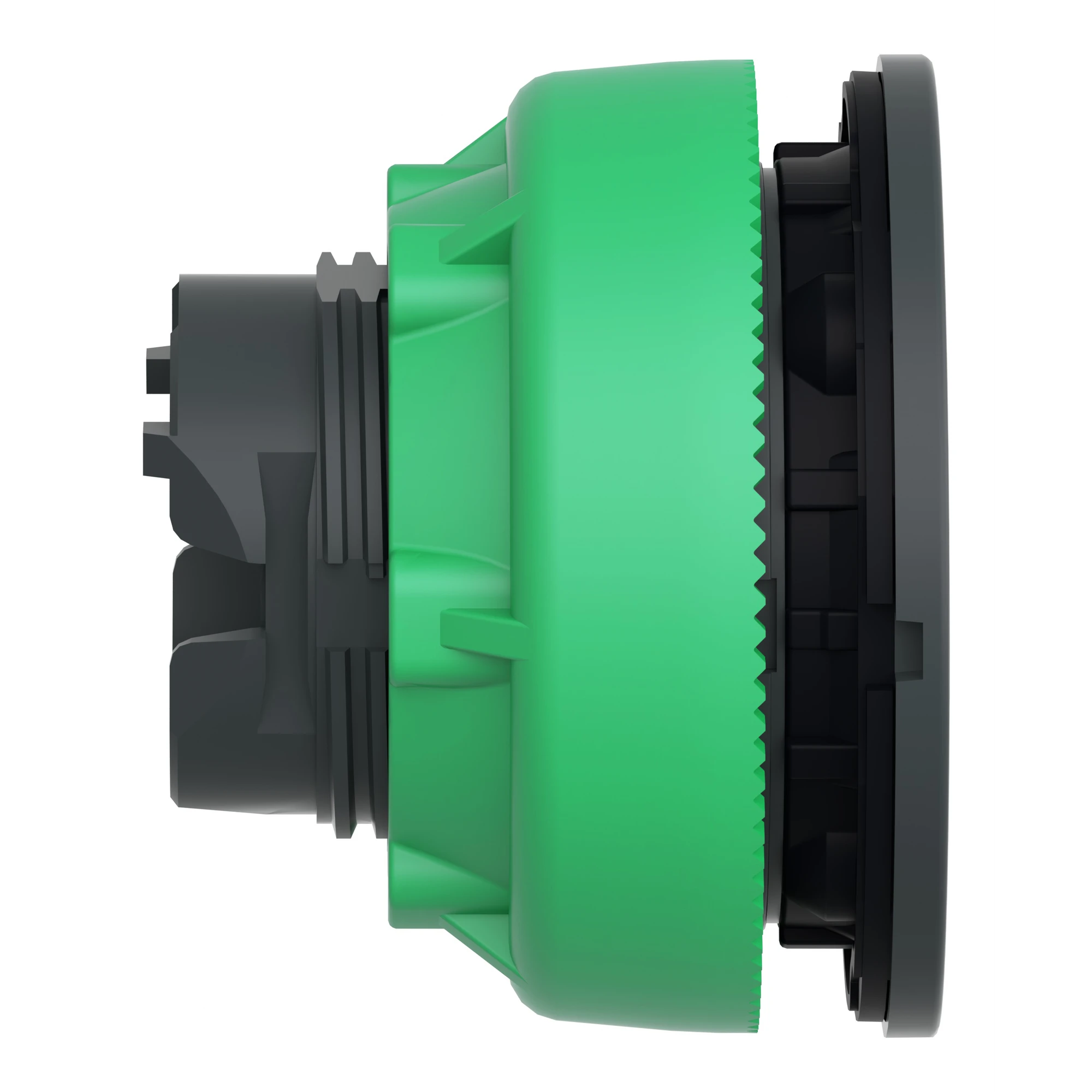 Schneider Electric ZB5FV033 Signal light, front element, Harmony XB5F, plastic, 30mm, antimicrobial, green, for universal LED (img_003)