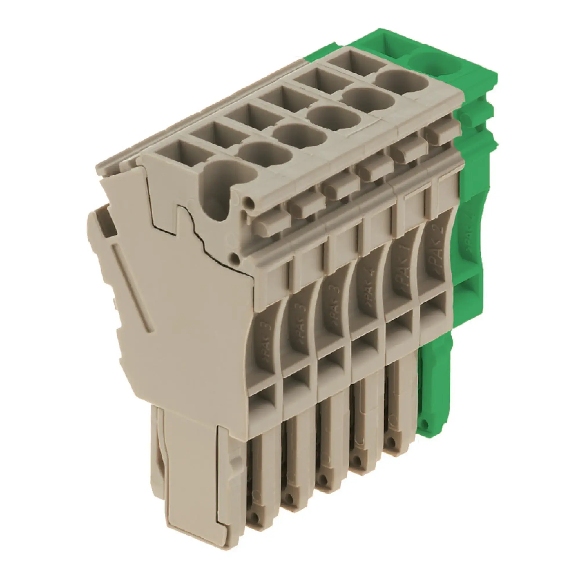 Weidmüller 1142550000 Plug (terminal), Plug-in connection, 2.5 mm², 24 A, 500 V, Number of connections: 7, Number of poles: 7, Width: 35.7 mm (img_001)