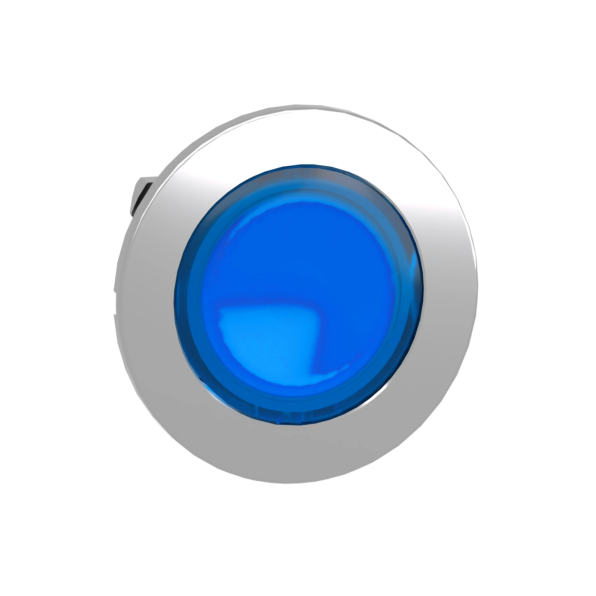 Schneider Electric ZB4FA68 Illuminated push button, front element, Harmony XB4F, Metal, 30mm, blue, for universal LED, for insert label (img_006)