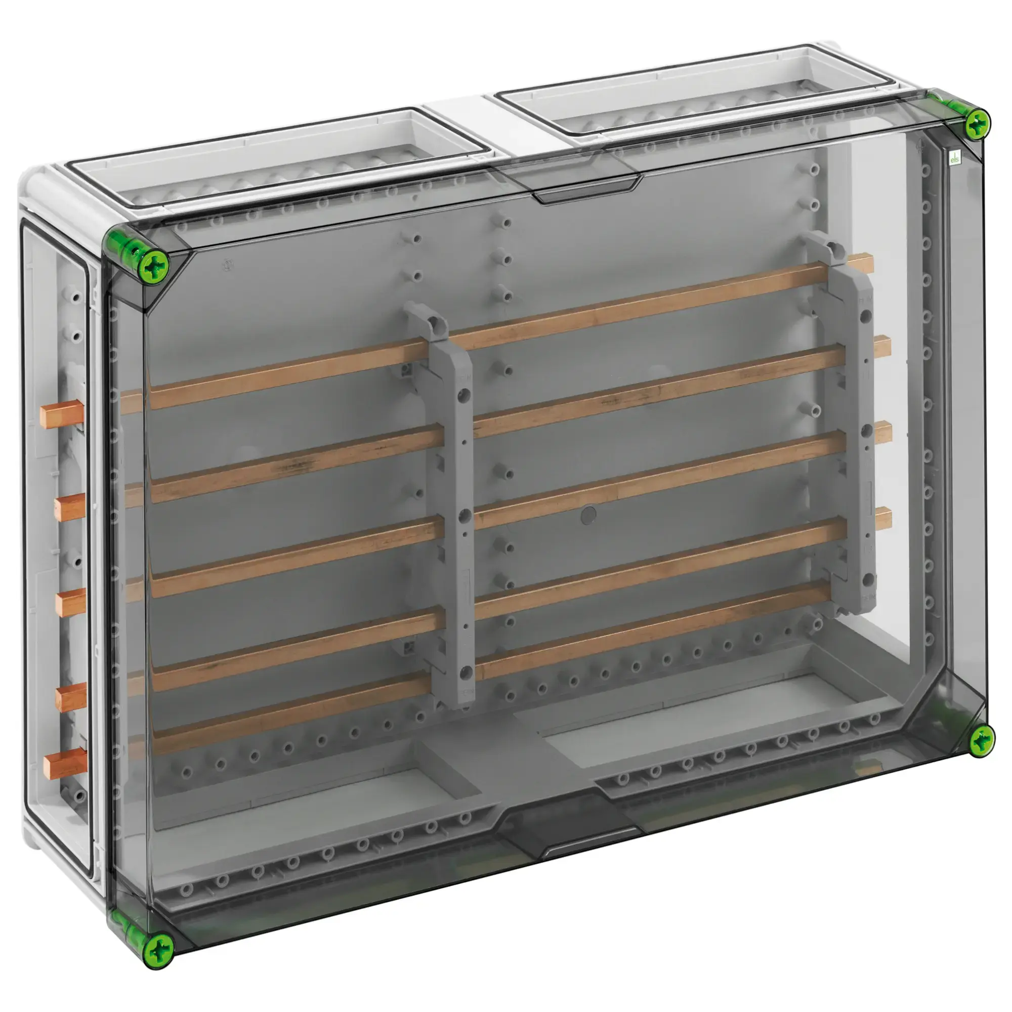 Spelsberg 04155301 Busbar enclosures, Type of protection IP65, Impact strength IK08, Protection class II, Rated insulation voltage 690V AC, Halogen free (img_001) Spelsberg 04155301 Busbar enclosures, Type of protection IP65, Impact strength IK08, Protection class II, Rated insulation voltage 690V AC, Halogen free (img_001)