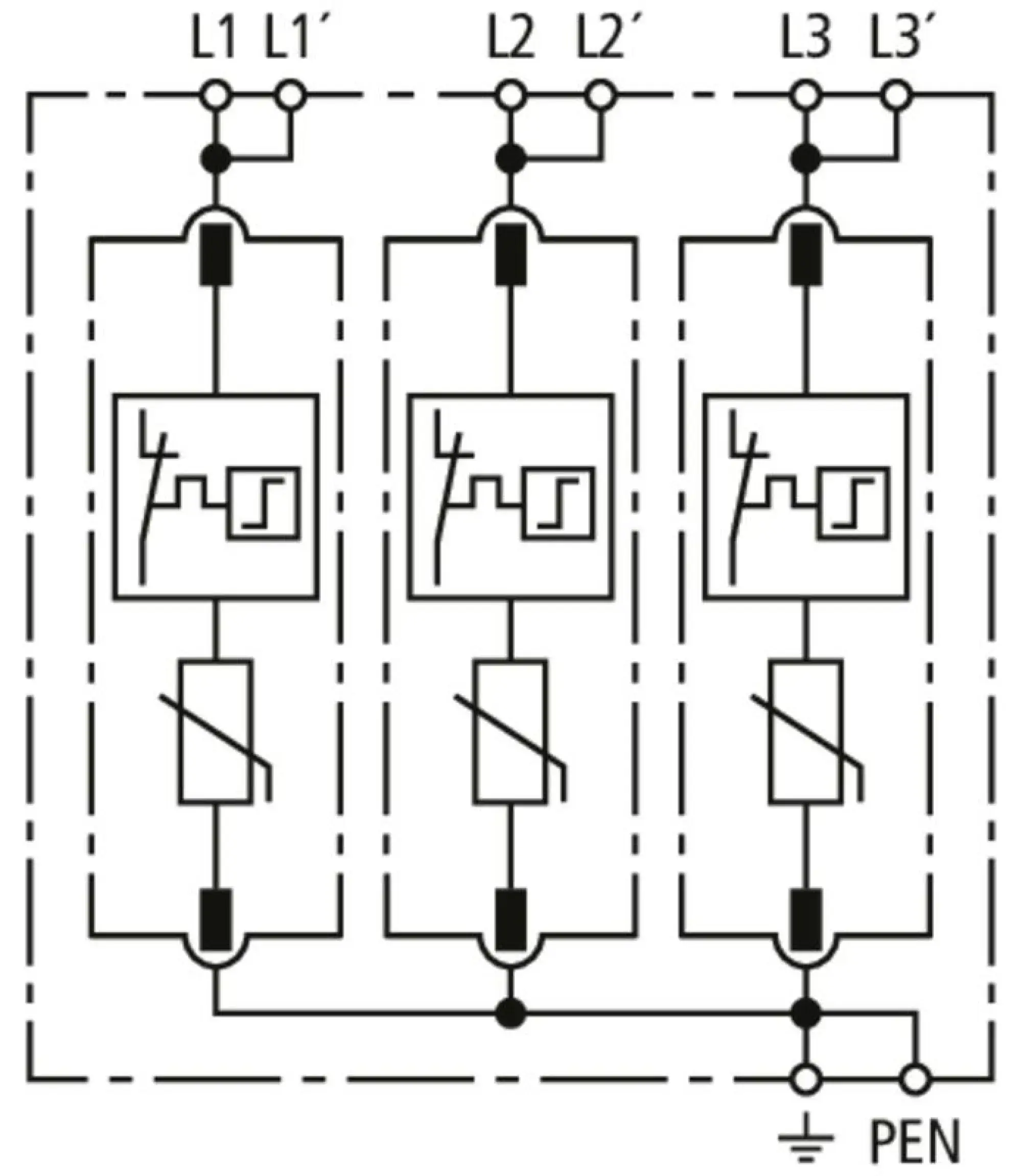 Dehn 943302 Ueberspannungsableiter Typ 2+3 DEHNguard SMD 3-polig fuer TN-C-Systeme (img_003) Dehn 943302 Ueberspannungsableiter Typ 2+3 DEHNguard SMD 3-polig fuer TN-C-Systeme (img_003)