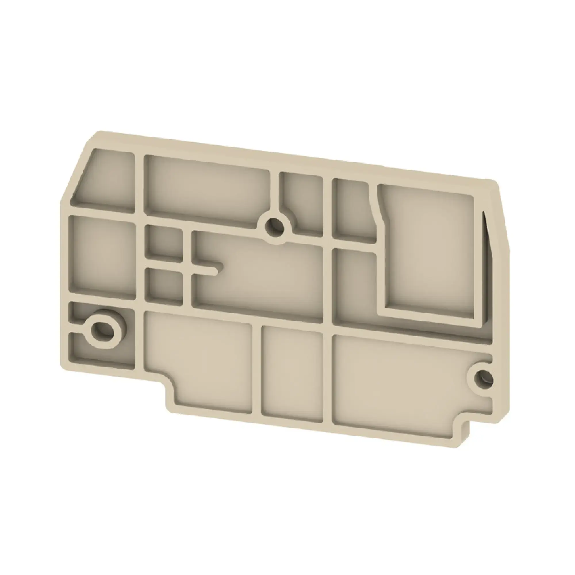 Weidmüller 1855220000 Partition plate (terminal), dark beige, Height: 57.55 mm, Width: 3.25 mm, V-0, Wemid (img_001) Weidmüller 1855220000 Partition plate (terminal), dark beige, Height: 57.55 mm, Width: 3.25 mm, V-0, Wemid (img_001)
