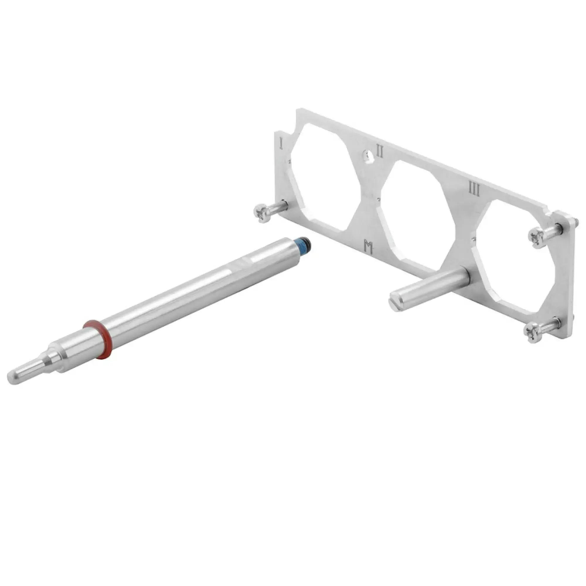 Weidmüller 1987920000 Mounting frame for industrial connector, Series: HighPower, Size: 8, Number of poles: 3, Stainless steel, rust-proof (img_001)