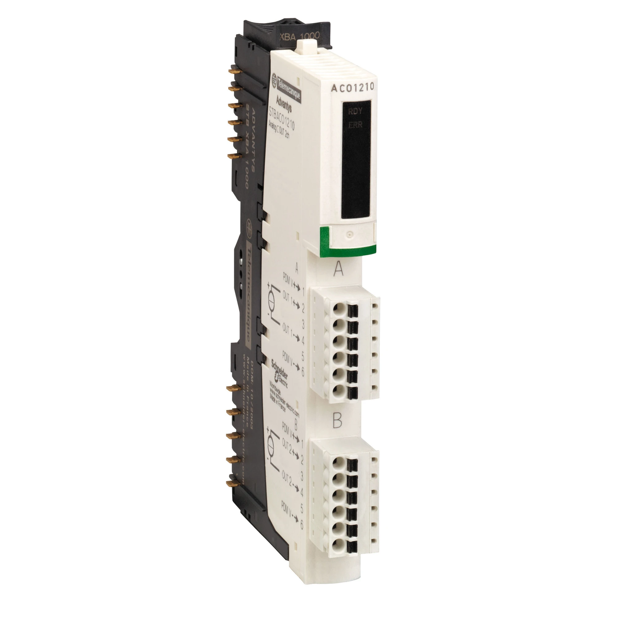 Schneider Electric STBACO1210K Kit analog output module Standard STB, 0-20mA, 2A, 12 Bit (img_001)