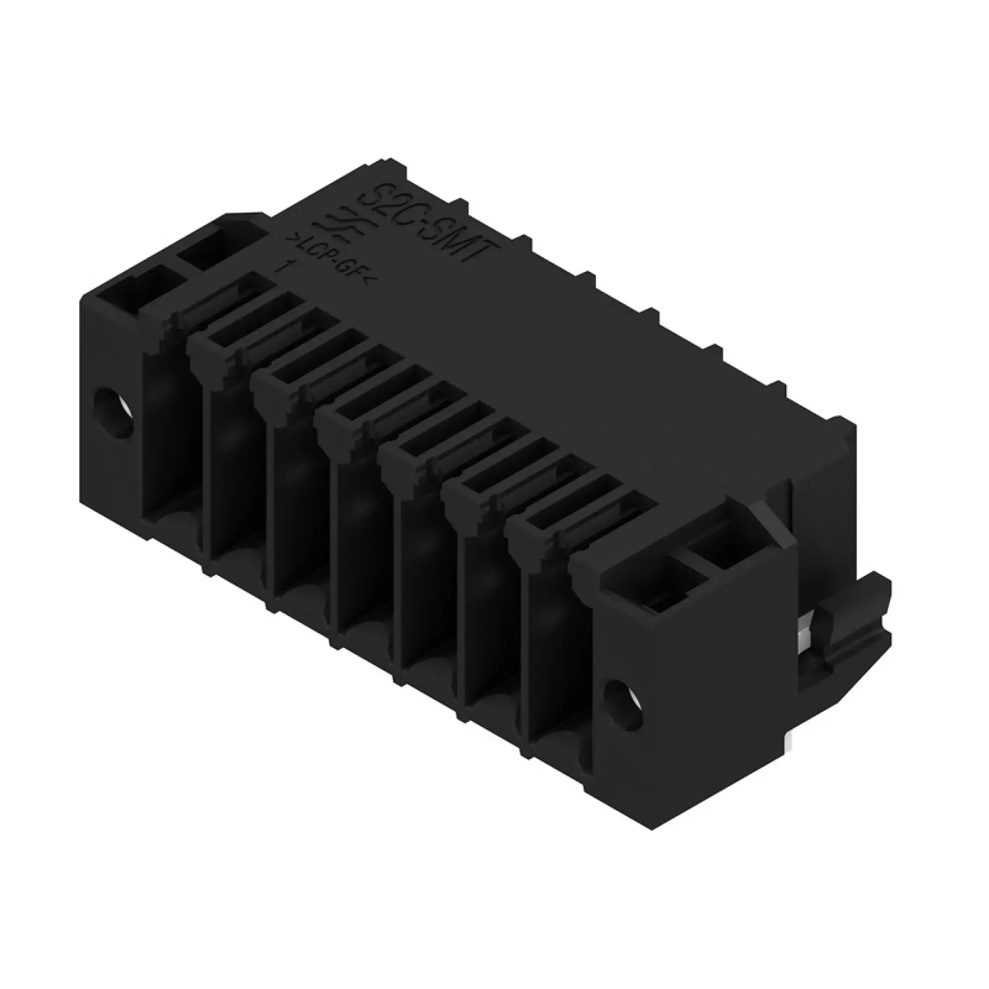 Weidmüller 1289890000 PCB connector (board connection), 160 V, 13.4 A, Pitch in mm: 3.50, Number of poles: 14, THT/THR solder connection, Box (img_001)