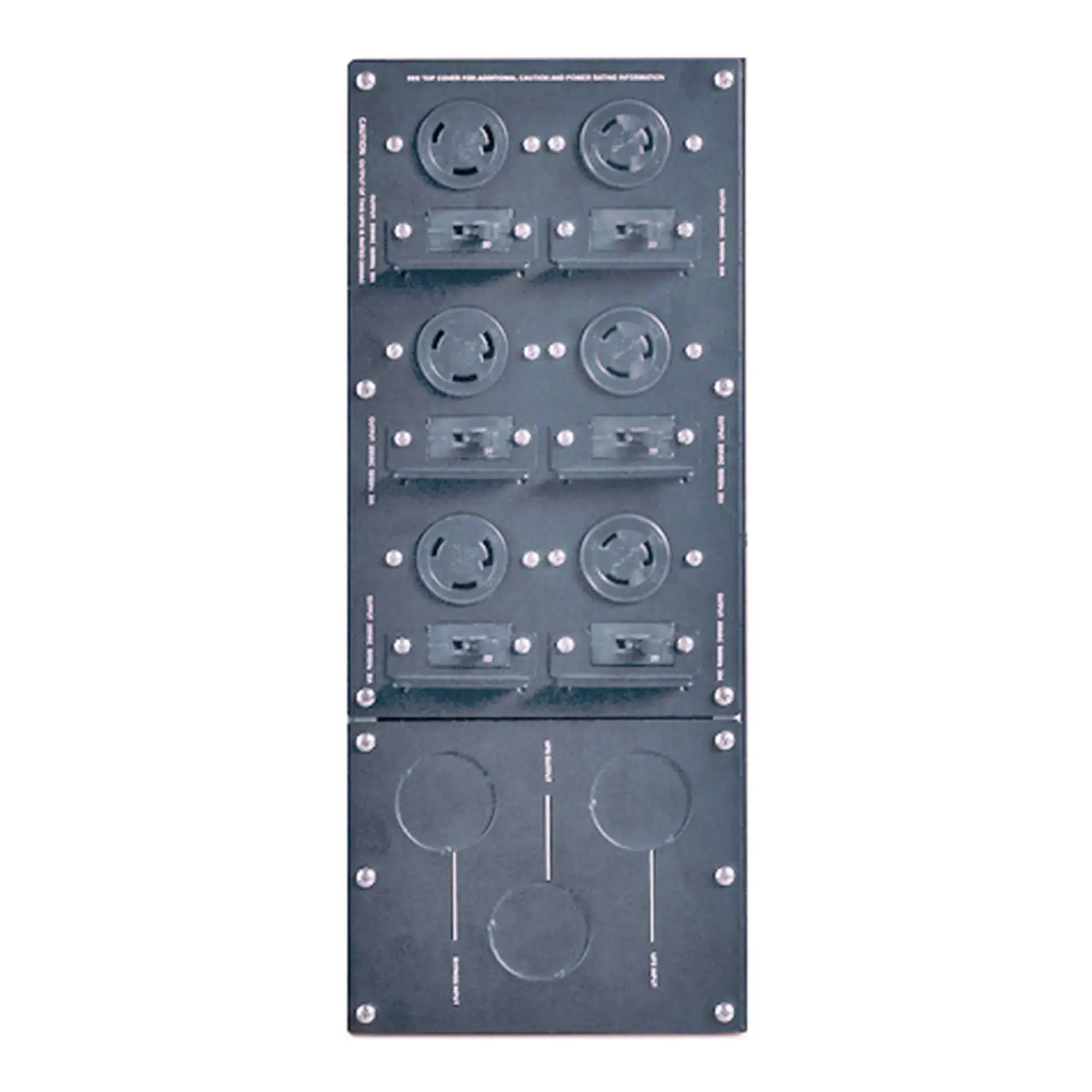 APC SBP10KRMI4U APC Service Bypass Panel - 230 V, 100 A, MBB, Eingang festverdrahtet, IEC-320 Ausgänge (8) C13 (2) C19 (img_002)