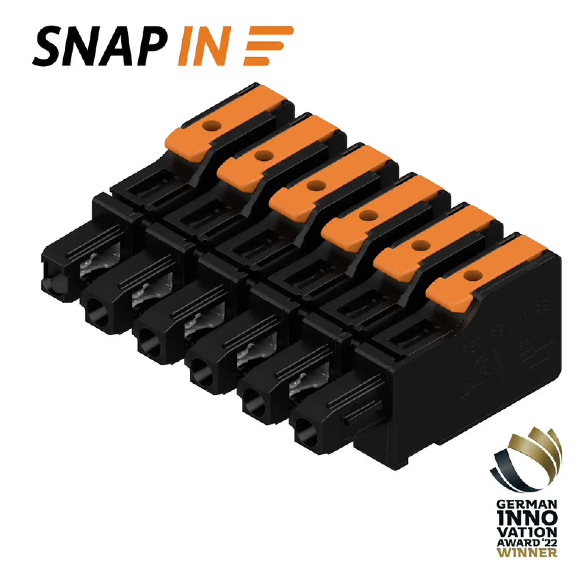 Weidmüller 8000078332 PCB connector (wire connection), 1000 V, 34.6 A, Pitch in mm: 7.50, 4 mm², Number of poles: 6, SNAP IN, Box (img_001)