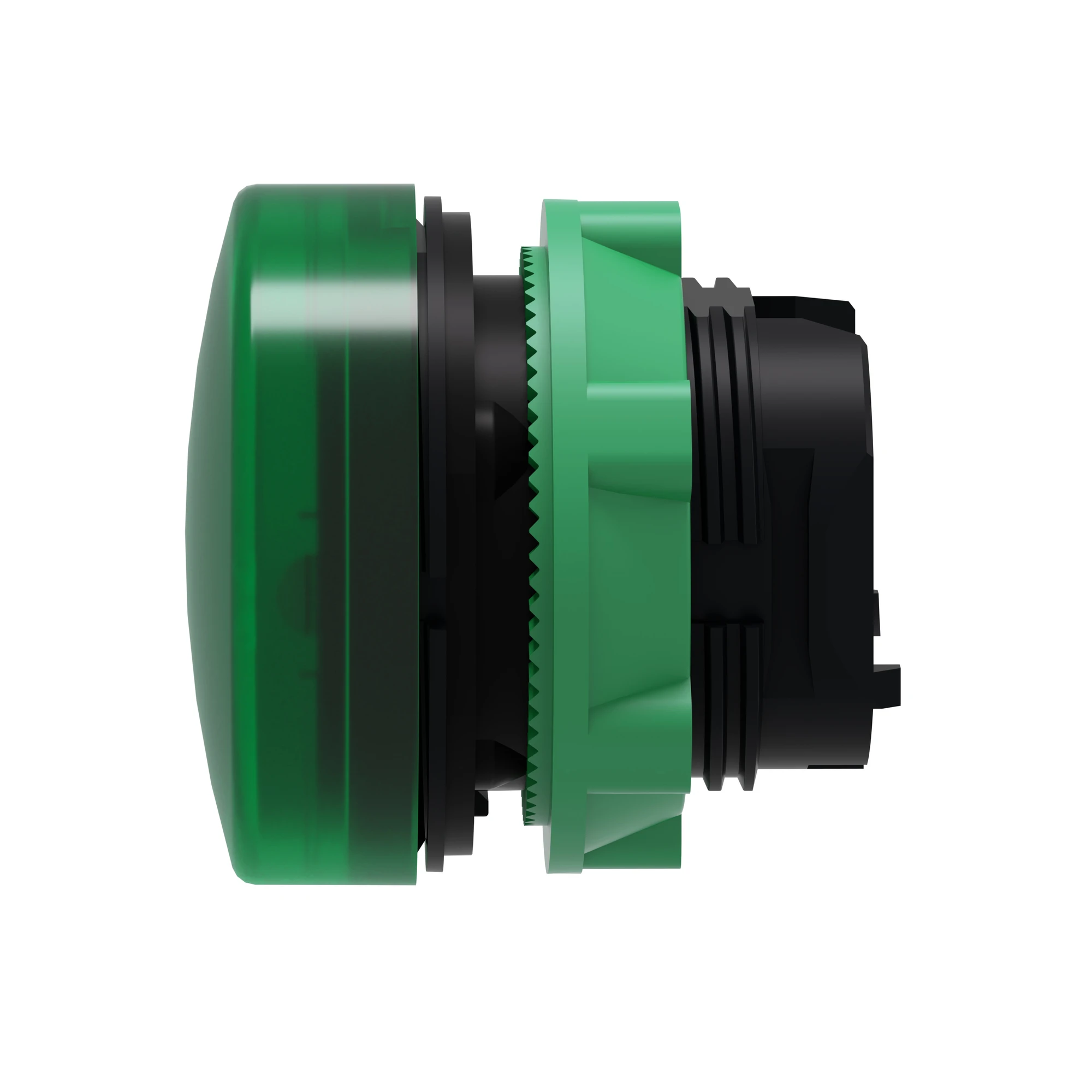 Schneider Electric ZB5AV033E Pilot light, front element, Harmony XB5, plastic, 22mm, green, for universal LED, smooth dome, for insert label (img_004)