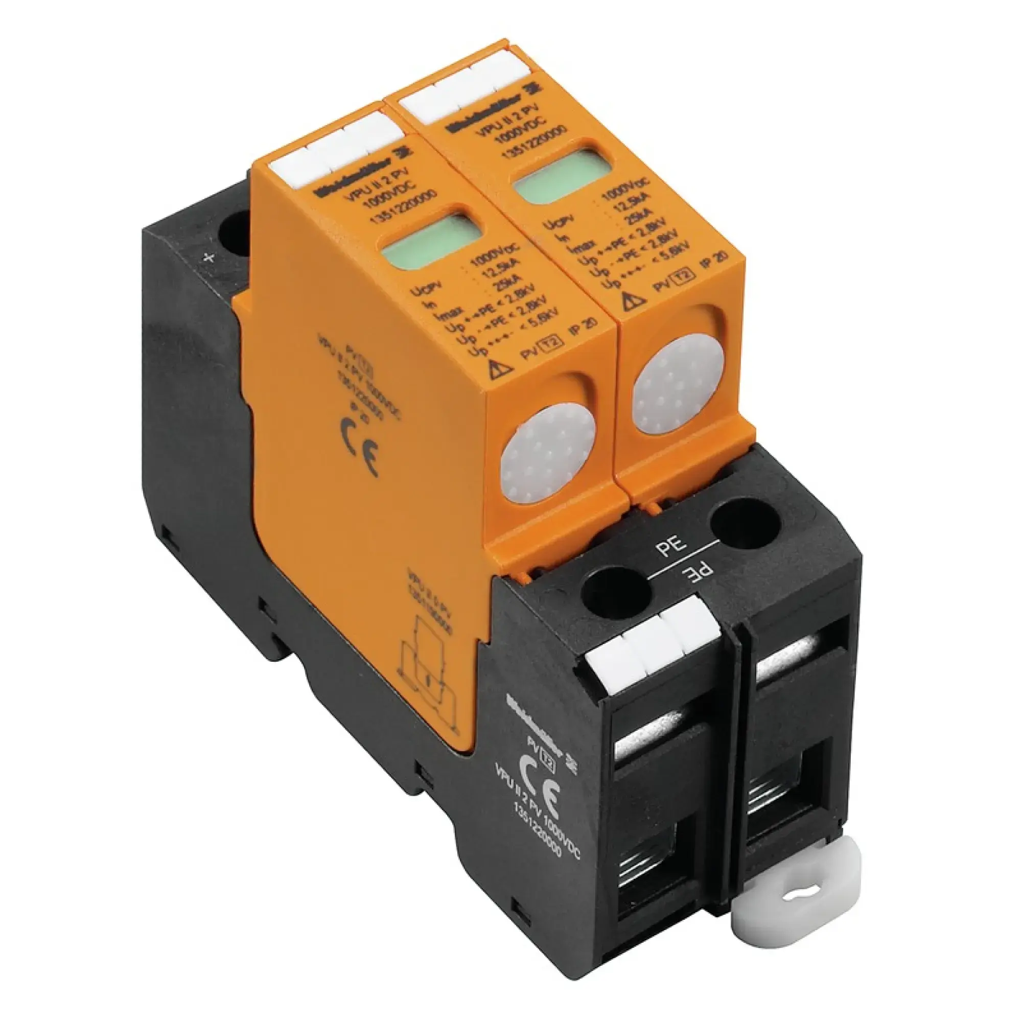 Weidmüller 1351220000 Surge voltage arrester (power supply systems), without telecomm. contact, Type II, DC, 1000 V (img_001) Weidmüller 1351220000 Surge voltage arrester (power supply systems), without telecomm. contact, Type II, DC, 1000 V (img_001)