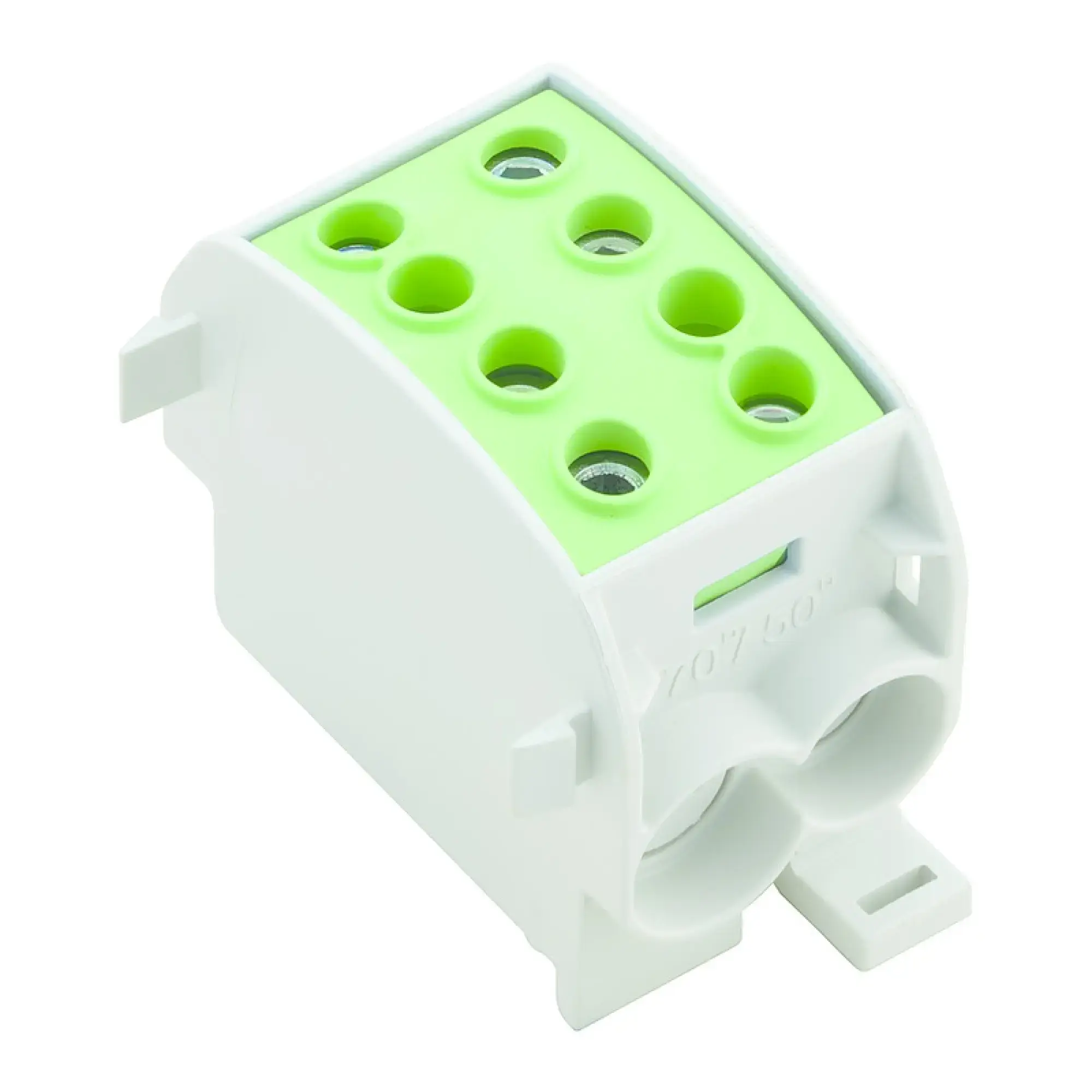 Weidmüller 1561790000 Potential distributor terminal, Screw connection, green, 70 mm², 300 A, 1000 V, Number of connections: 4, Number of levels: 1, TS 35, V-0, Wemid (img_001) Weidmüller 1561790000 Potential distributor terminal, Screw connection, green, 70 mm², 300 A, 1000 V, Number of connections: 4, Number of levels: 1, TS 35, V-0, Wemid (img_001)