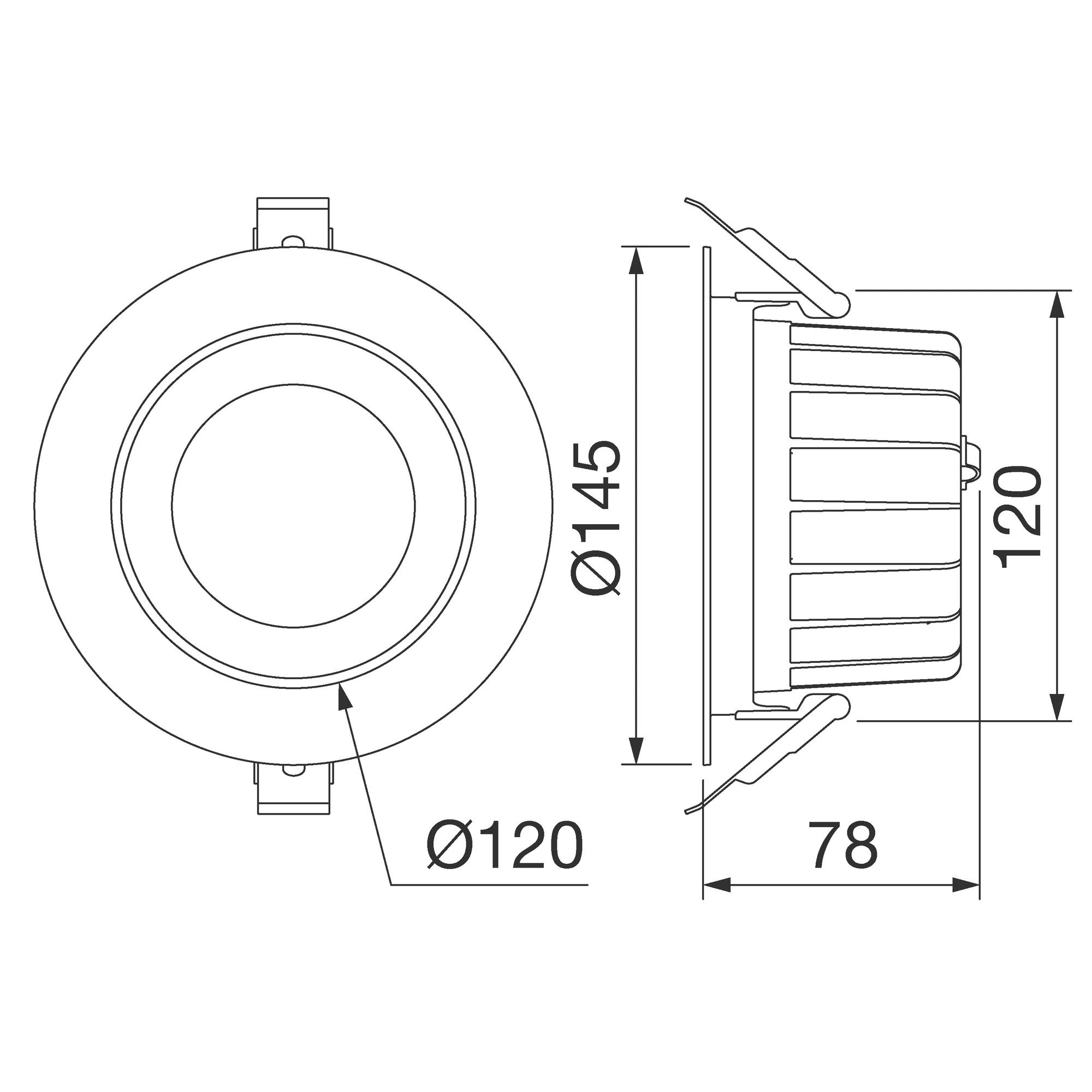 GEWISS GWF1411GG930 ELIA Downlight S2 3000K 36° DALI CRI90 (img_002)