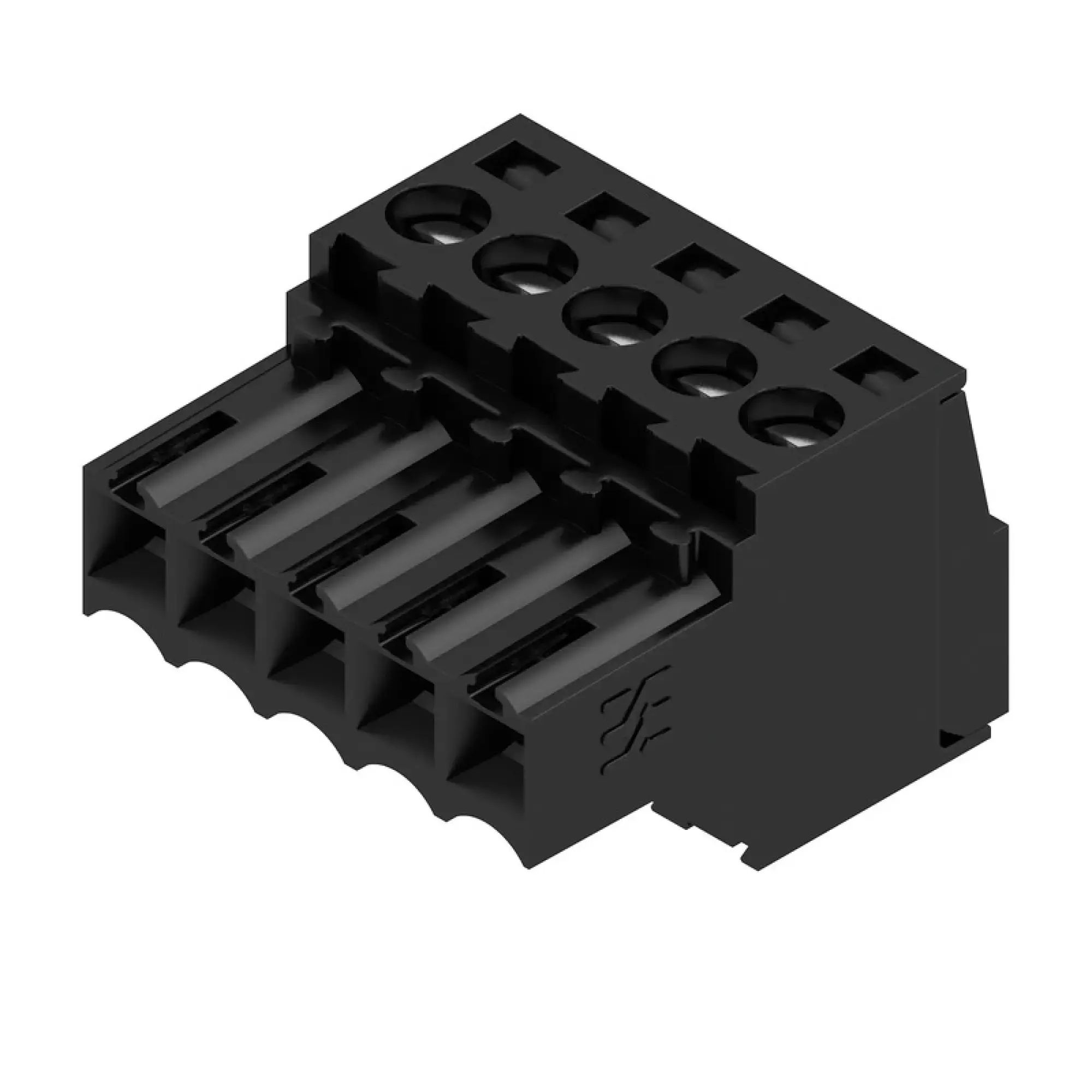 Weidmüller 1614090000 PCB connector (wire connection), 160 V, 17 A, Pitch in mm: 3.50, 1.5 mm², Number of poles: 5, Clamping yoke connection, Box (img_001)