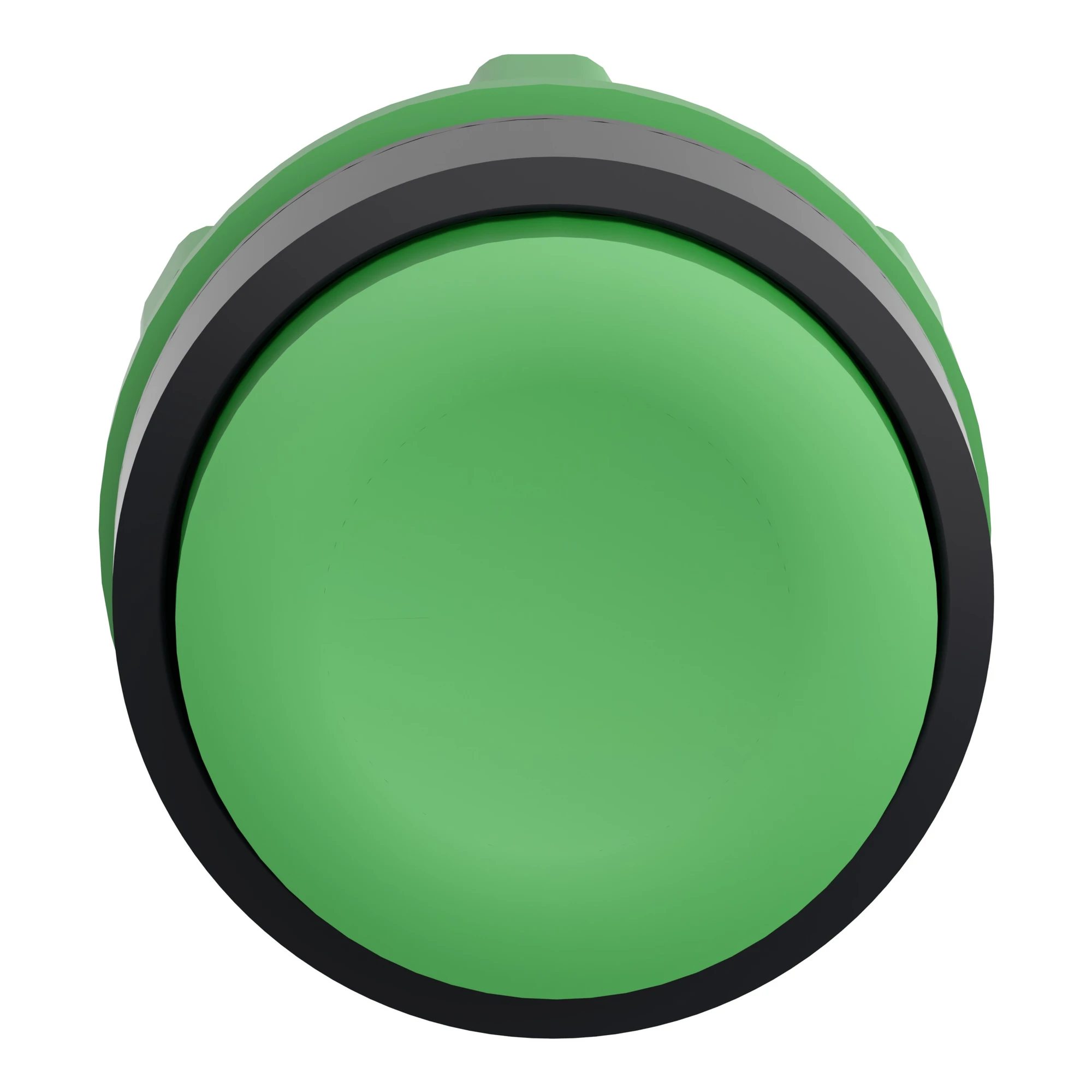 Schneider Electric ZB5AL3 Pushbutton, front element, Harmony XB5, plastic, 22mm, green, protruding, unlabelled, momentary (img_002)