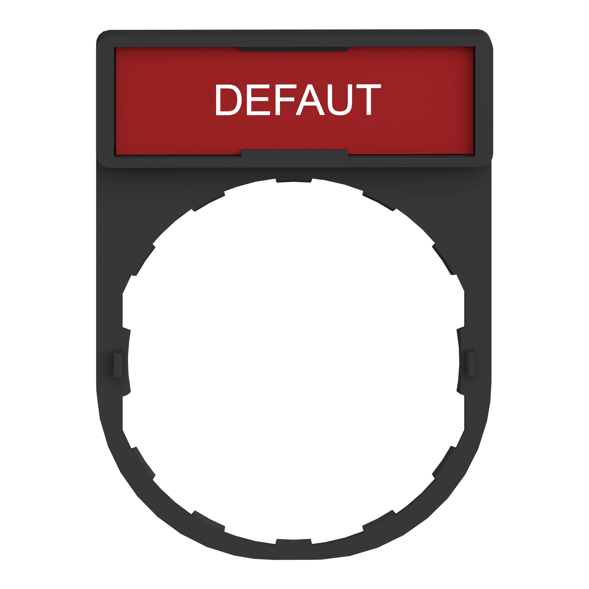 Schneider Electric ZBY2135 Label holder 30x40mm with plate 8x27mm with labeling DEFAUT (img_004) Schneider Electric ZBY2135 Label holder 30x40mm with plate 8x27mm with labeling DEFAUT (img_004)