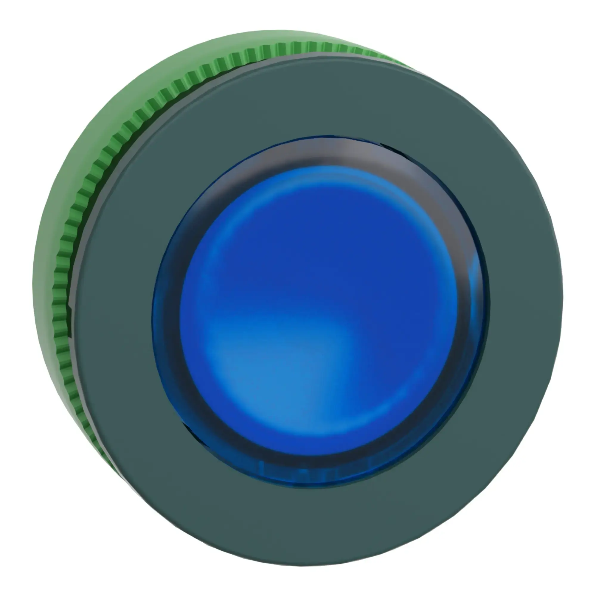 Schneider Electric ZB5FH063 Illuminated push-button, front element, Harmony XB5F, plastic, 30mm, blue, unmarked, for universal LED, latching (img_009)