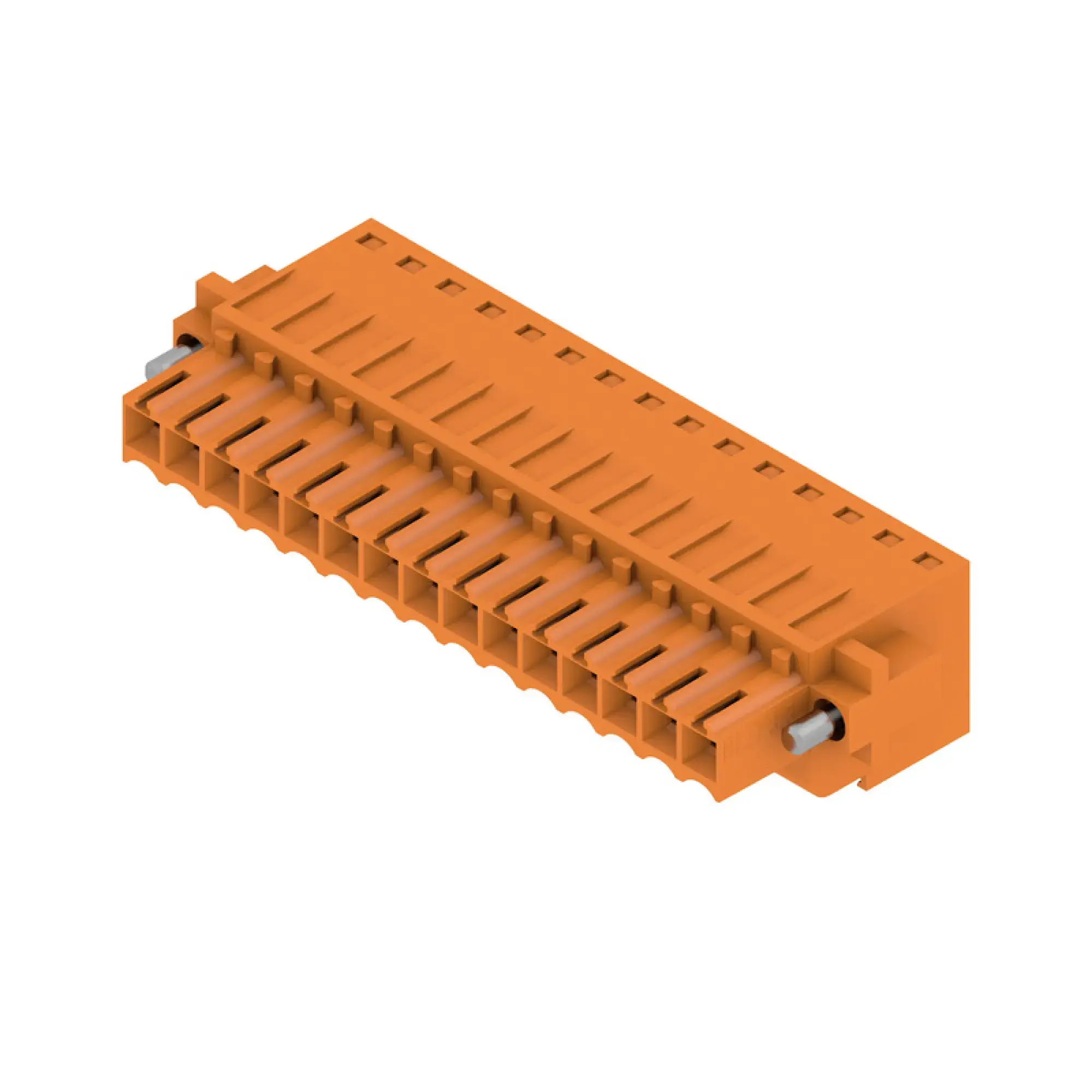 Weidmüller 1691010000 PCB connector (wire connection), 160 V, 14.5 A, Pitch in mm: 3.50, 1.5 mm², Number of poles: 15, Tension-clamp connection, Box BLZF 3.50/15/180F SN OR BX (img_001) Weidmüller 1691010000 PCB connector (wire connection), 160 V, 14.5 A, Pitch in mm: 3.50, 1.5 mm², Number of poles: 15, Tension-clamp connection, Box BLZF 3.50/15/180F SN OR BX (img_001)