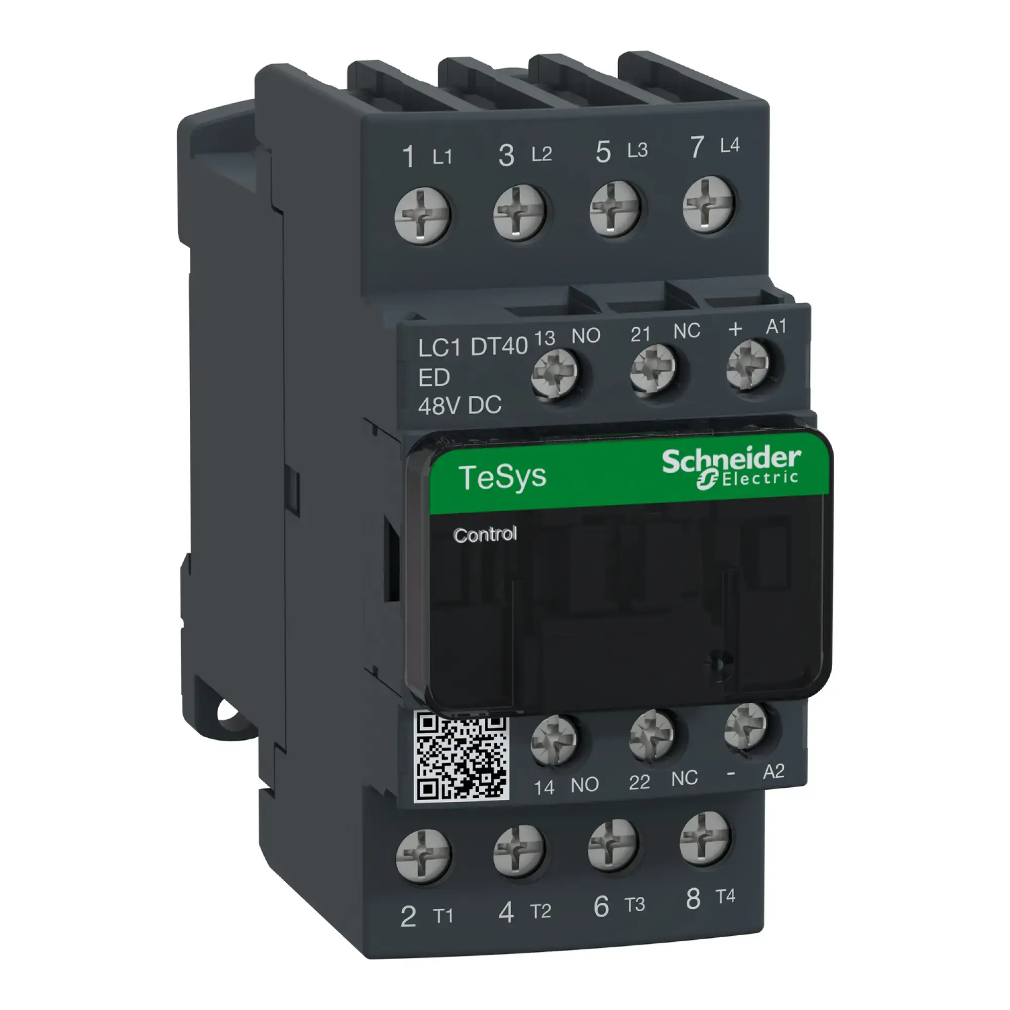 Schneider Electric LC1DT40ED Power contactor LC1D 4p, +1NO+1NC, coil 48 V DC (img_002)