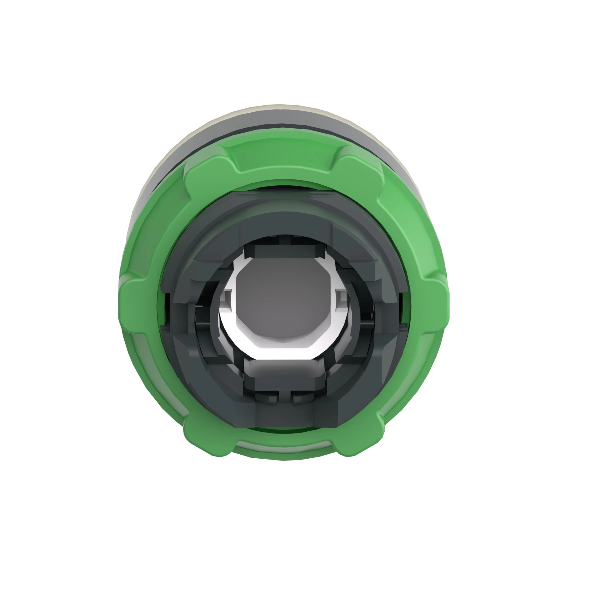 Schneider Electric ZB5AW383 Illuminated push button, front element, Harmony XB5, plastic, 22mm, yellow, for universal LED (img_004)