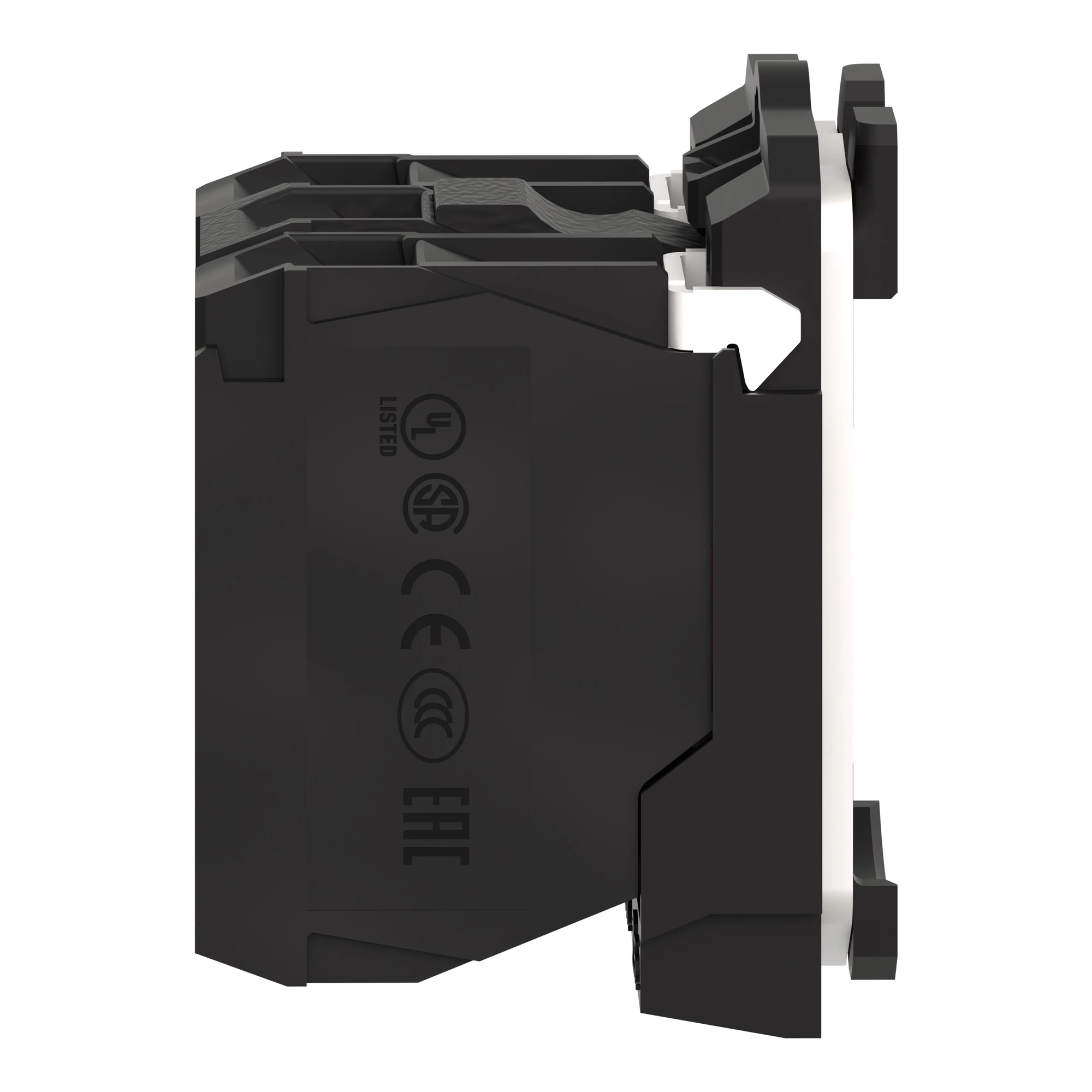 Schneider Electric ZB5AW065 Lamp socket with mounting flange, Harmony XB5, plastic, white, lamp BA9s, 1NC+1NO, 250V (img_002) Schneider Electric ZB5AW065 Lamp socket with mounting flange, Harmony XB5, plastic, white, lamp BA9s, 1NC+1NO, 250V (img_002)